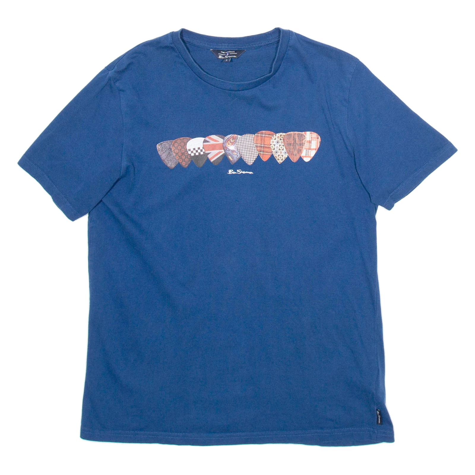 BEN SHERMAN Mens T-Shirt Blue S Refurbished - N/A refurbished available on Cerqular