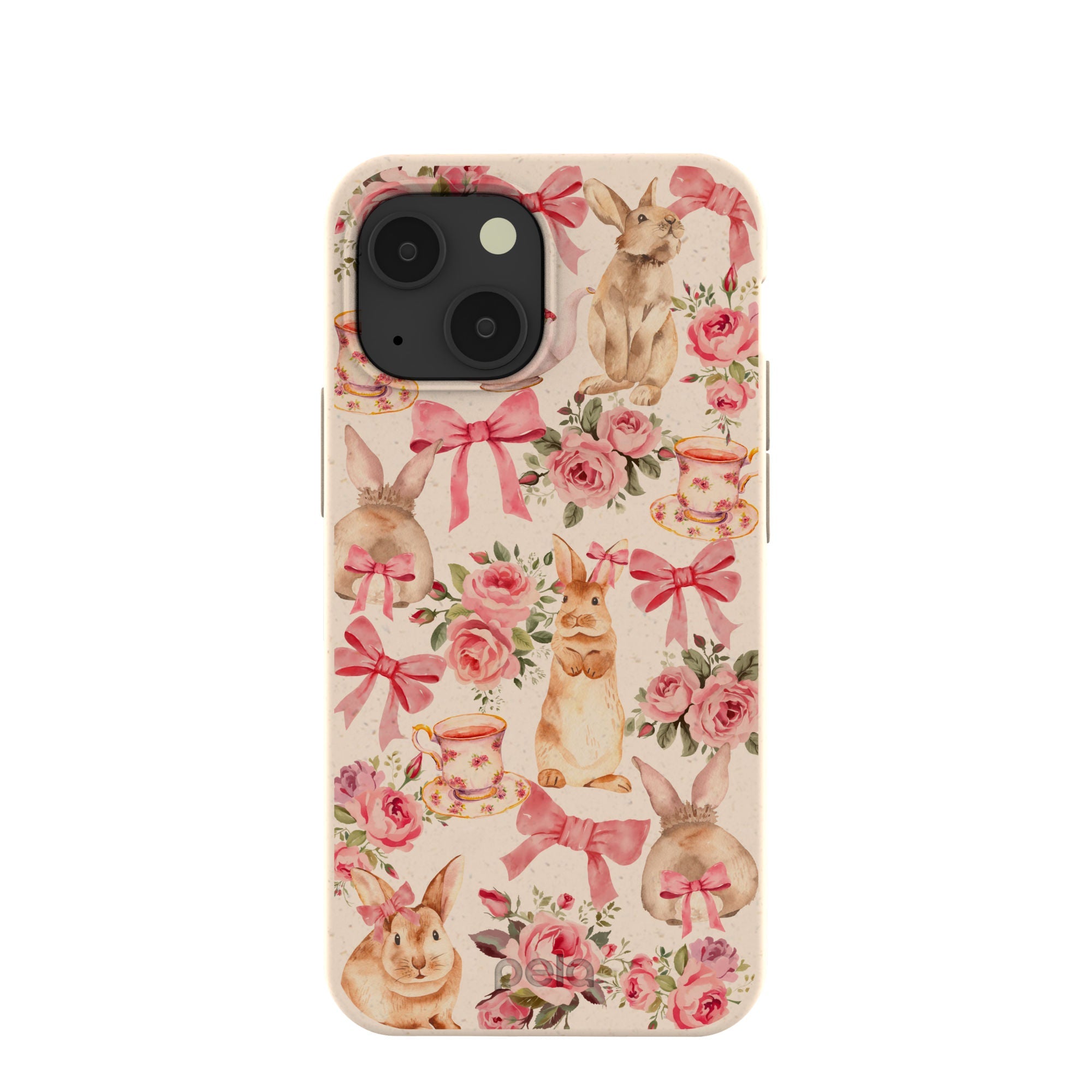 Seashell Garden Party iPhone 13 Mini Case Refurbished - Pela Case refurbished available on Cerqular