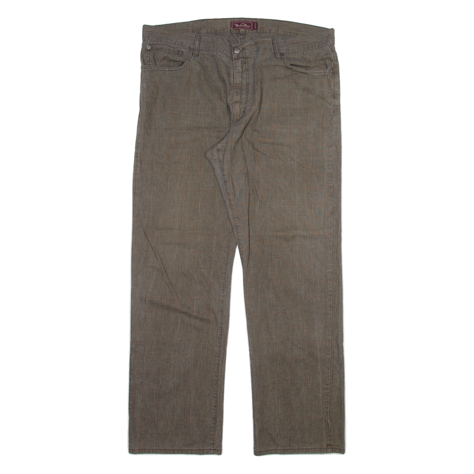 MARLBORO Mens Trousers Grey Regular Straight W42 L34 Refurbished - N/A refurbished available on Cerqular