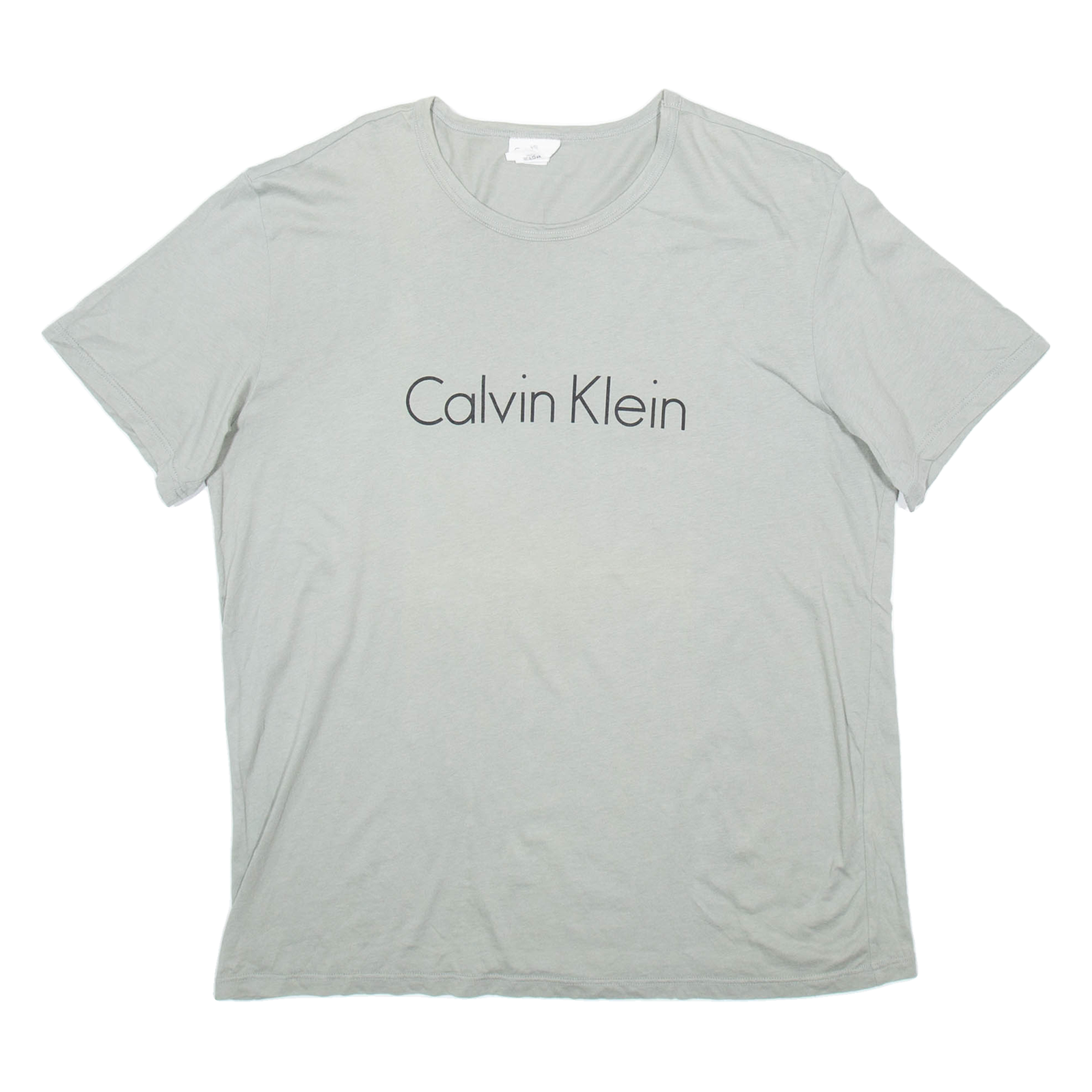 CALVIN KLEIN Mens T-Shirt Grey L Refurbished - N/A refurbished available on Cerqular