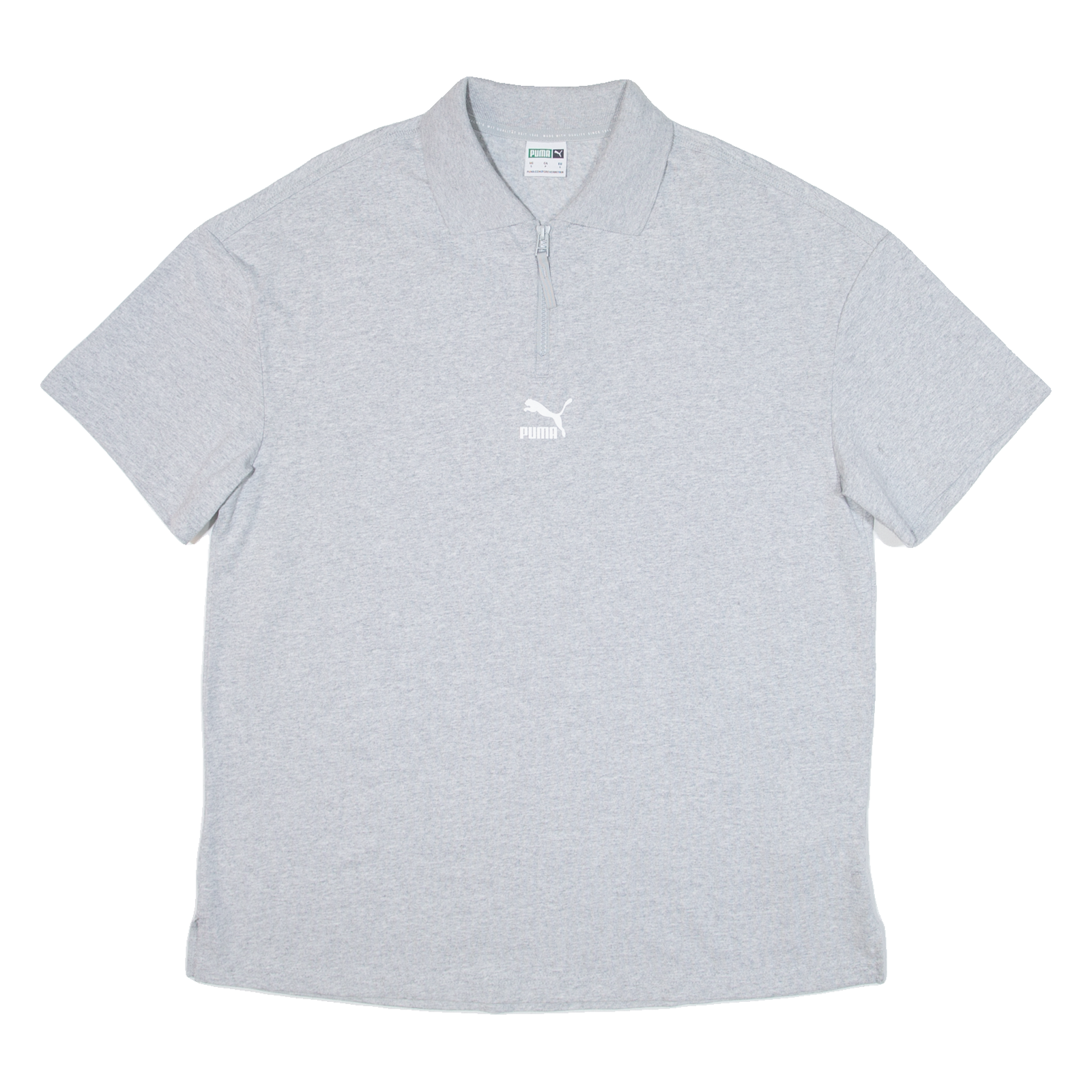 PUMA Mens Polo Shirt Grey S Refurbished - N/A refurbished available on Cerqular