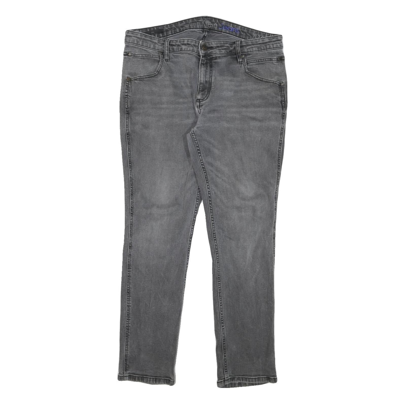 Buy CALVIN KLEIN JEANS Mens Grey Slim Skinny Denim Cotton Blend W36 L32 Stylish Refurbished - $33.79 CALVIN KLEIN JEANS Mens Grey Slim Skinny Denim Cotton Blend W36 L32 Stylish Refurbished - N/A refurbished available on Cerqular