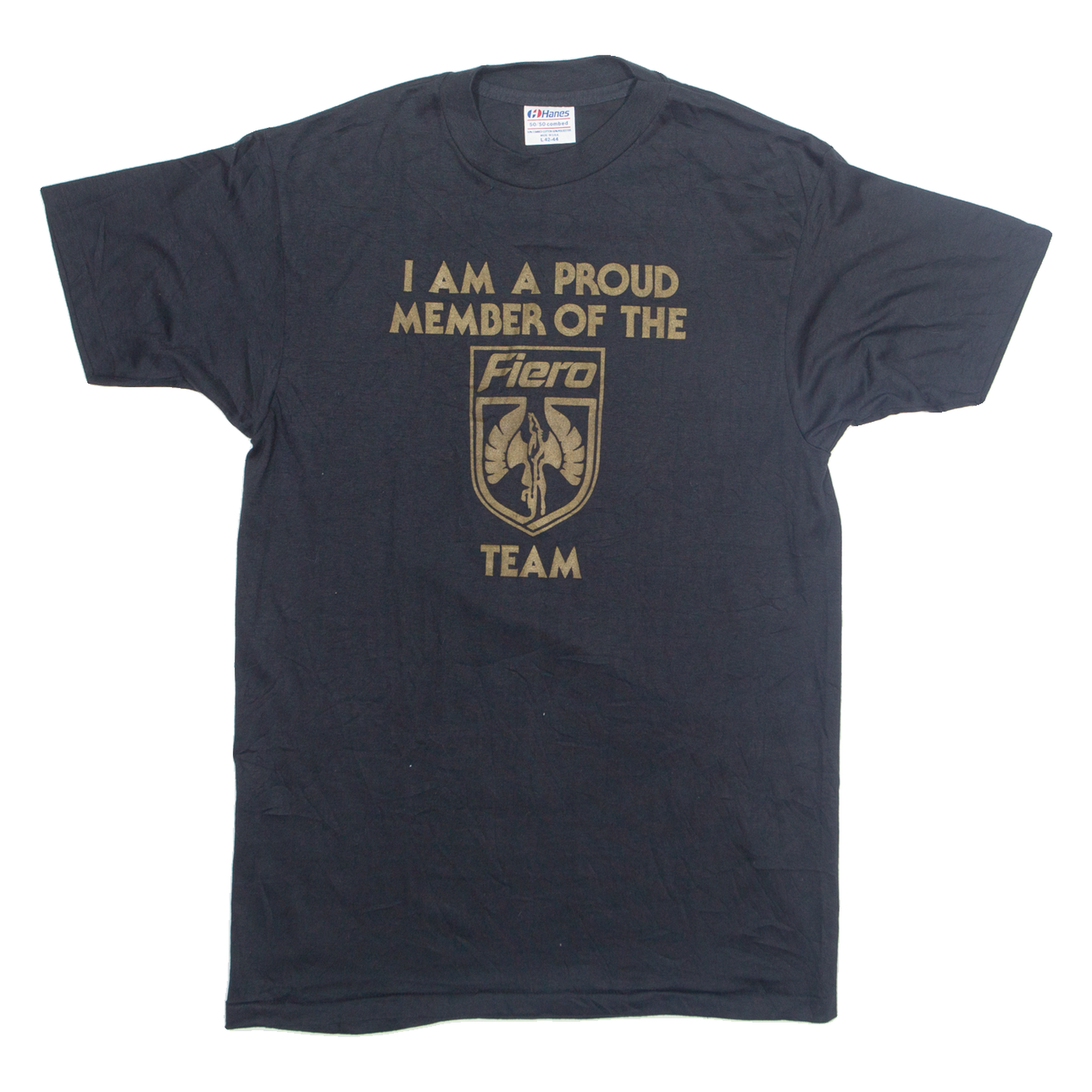 Fiero Team Mens T-Shirt Black L Refurbished - N/A refurbished available on Cerqular
