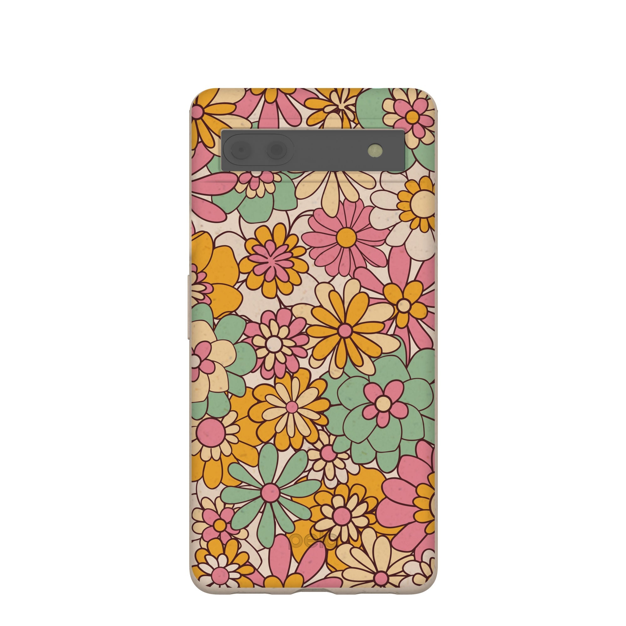 Seashell Party Buds Google Pixel 6a Case Refurbished - Pela Case refurbished available on Cerqular