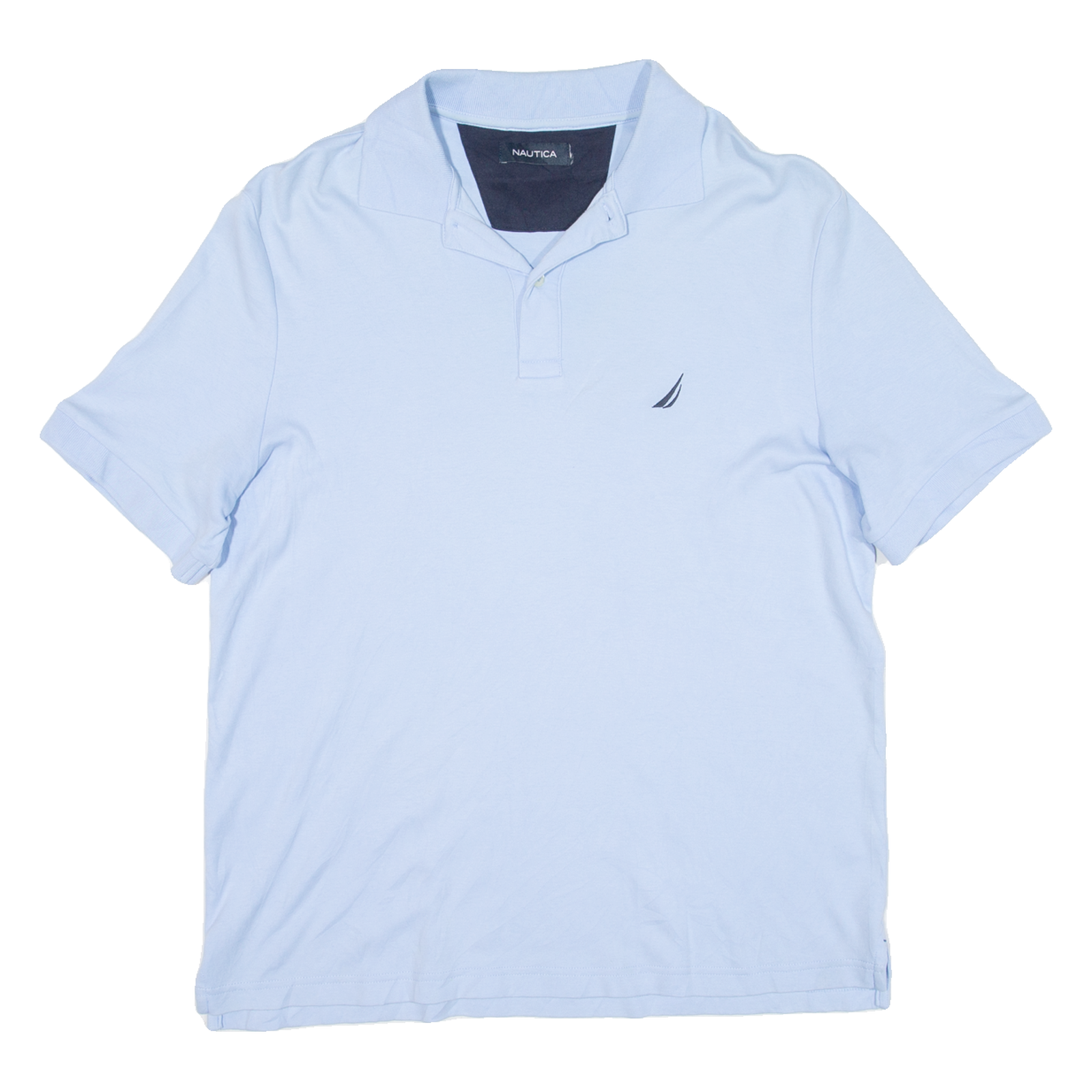 Buy NAUTICA Mens Polo Shirt Blue L Refurbished - $23.39 NAUTICA Mens Polo Shirt Blue L Refurbished - N/A refurbished available on Cerqular