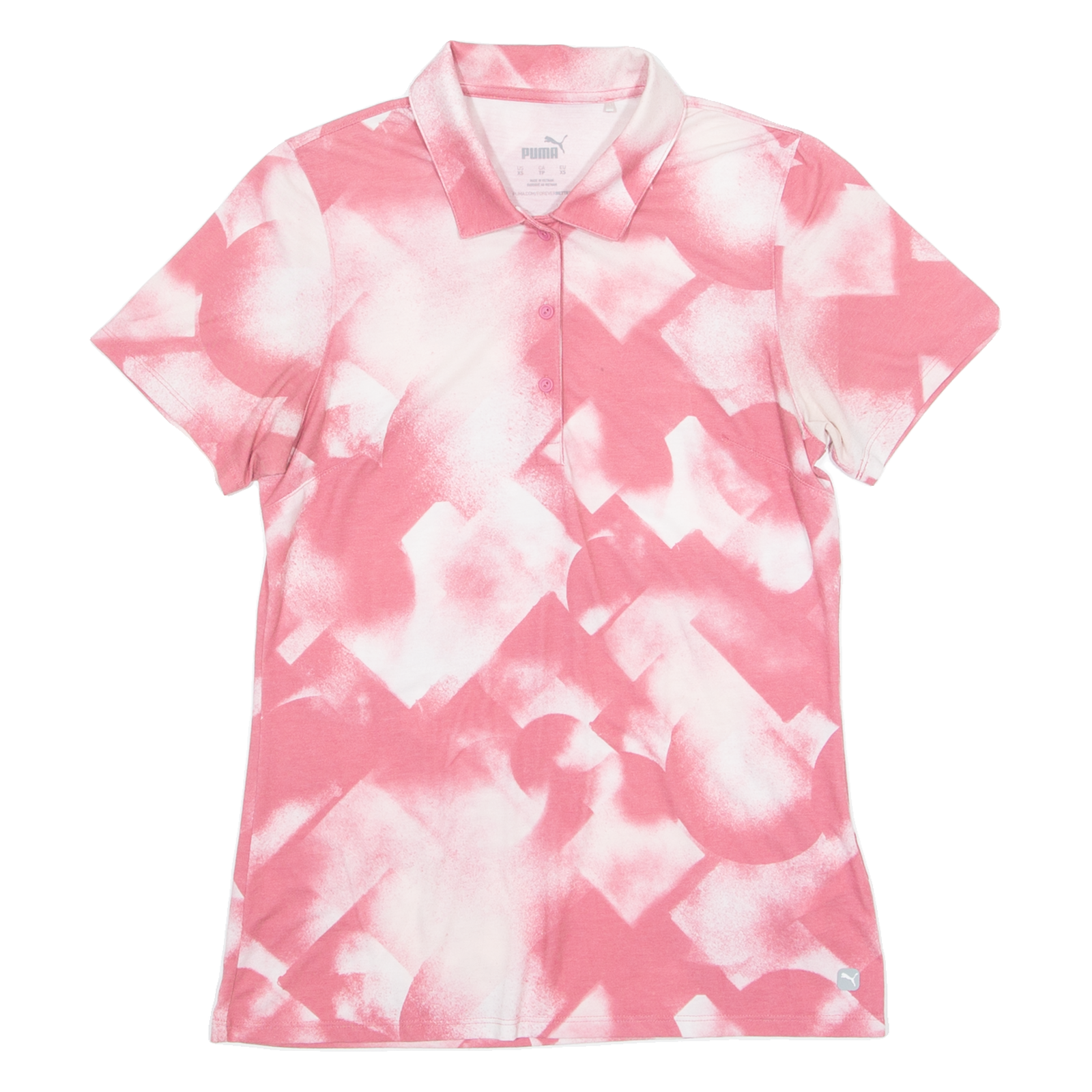Buy PUMA Womens Polo Shirt Pink Crazy Pattern XS Refurbished - $13.25 PUMA Womens Polo Shirt Pink Crazy Pattern XS Refurbished - N/A refurbished available on Cerqular