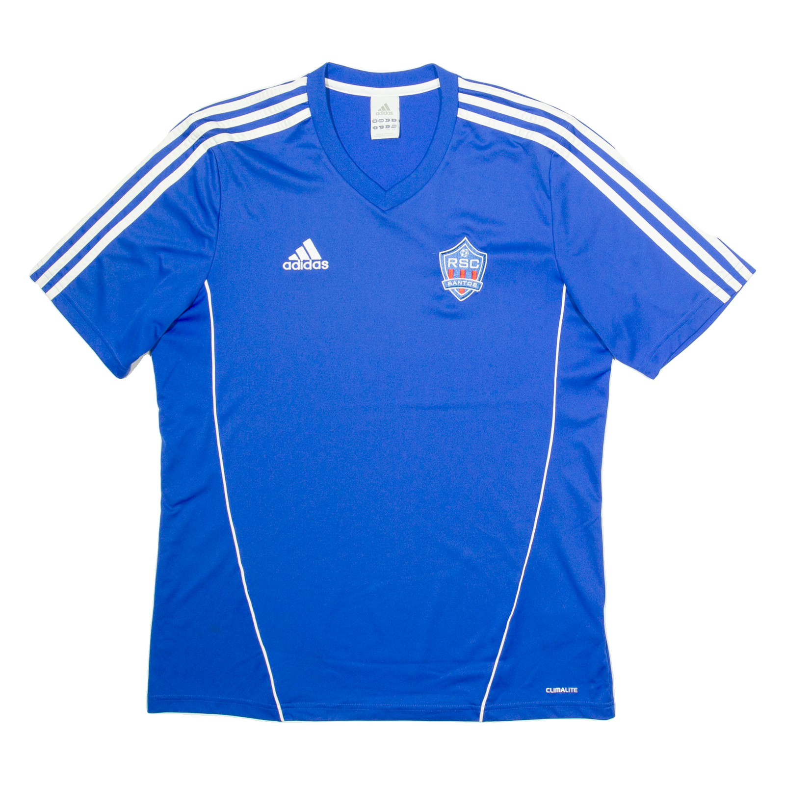 Buy ADIDAS Santos Mens Football Shirt Jersey Blue USA V-Neck L Refurbished - $44.19 ADIDAS Santos Mens Football Shirt Jersey Blue USA V-Neck L Refurbished - N/A refurbished available on Cerqular