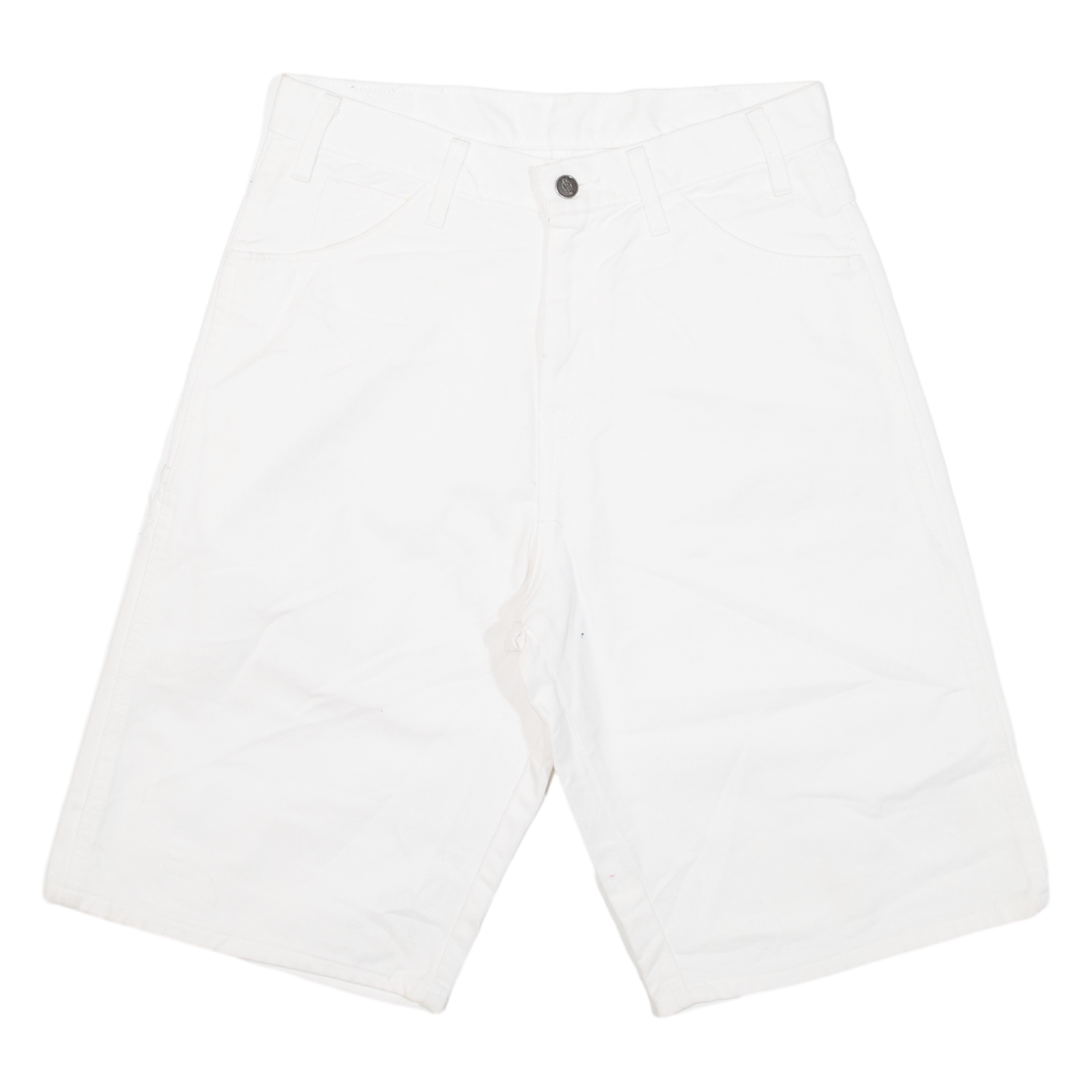 DICKIES Mens Workwear Shorts White L W30 Refurbished - N/A refurbished available on Cerqular