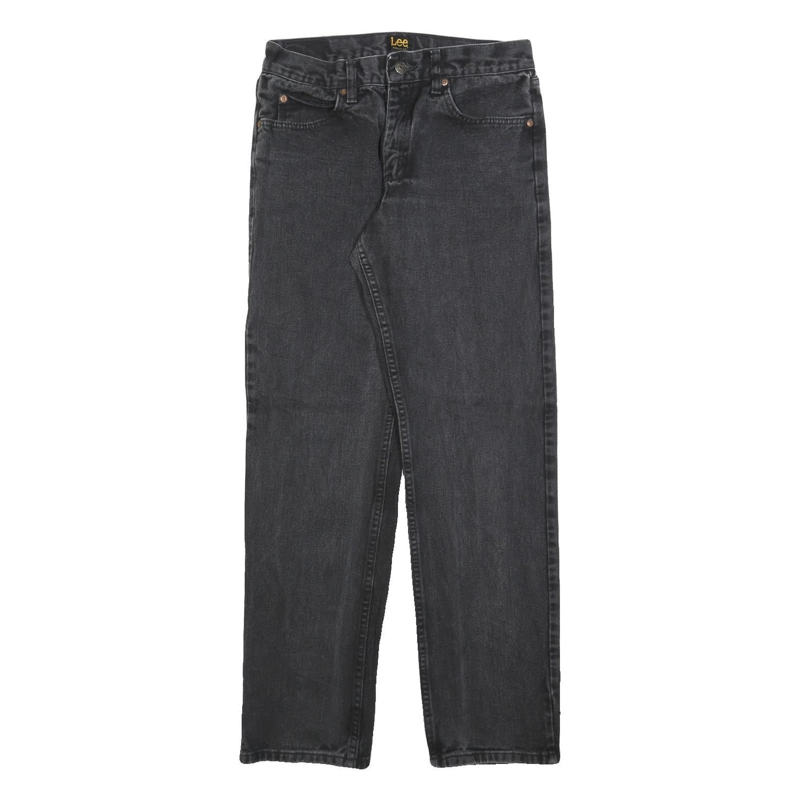 LEE Mens Jeans Black Regular Straight Denim Medium W31 L32 Classic Zip Cotton Refurbished - N/A refurbished available on Cerqular