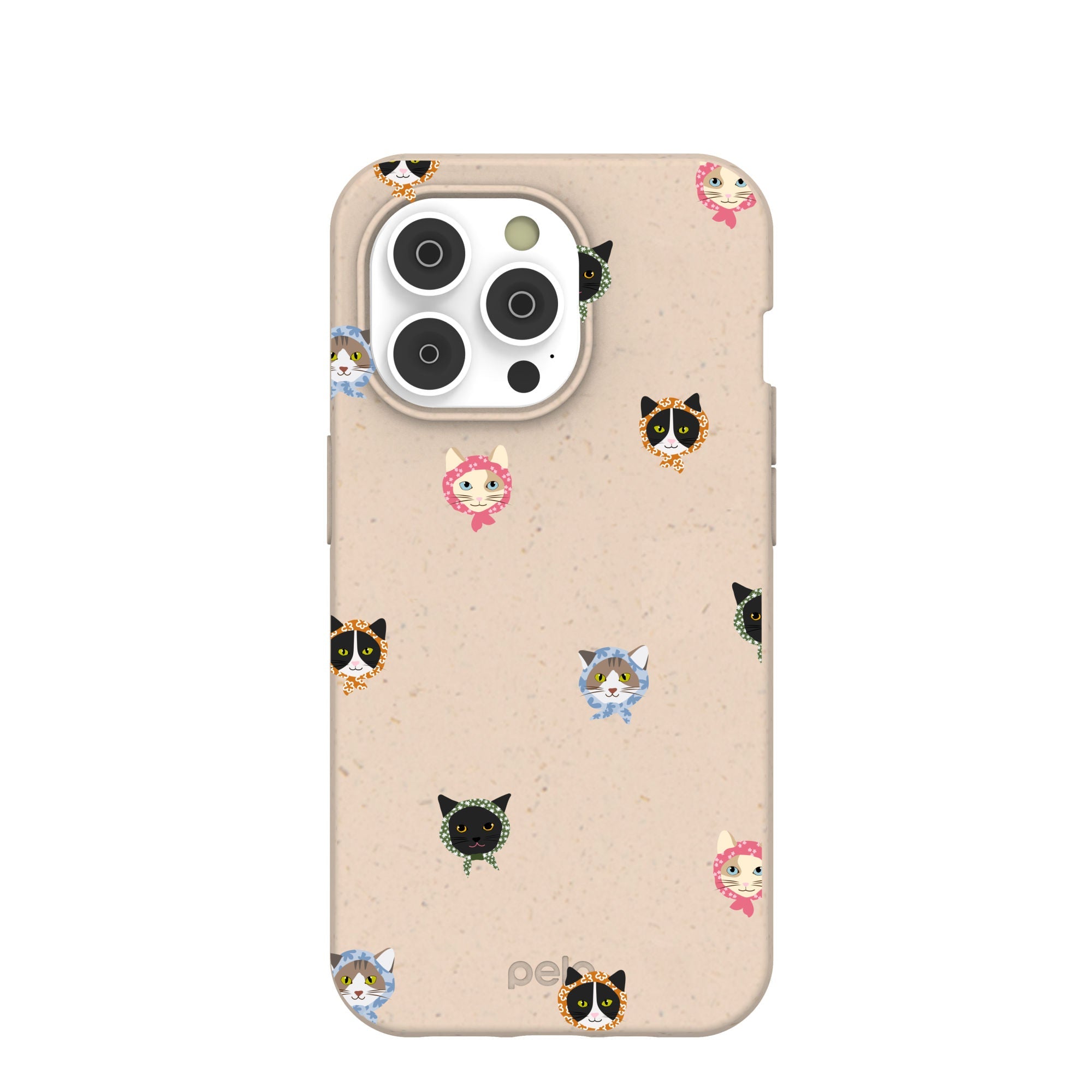Seashell Cat Couture iPhone 14 Pro Case Refurbished - Pela Case refurbished available on Cerqular