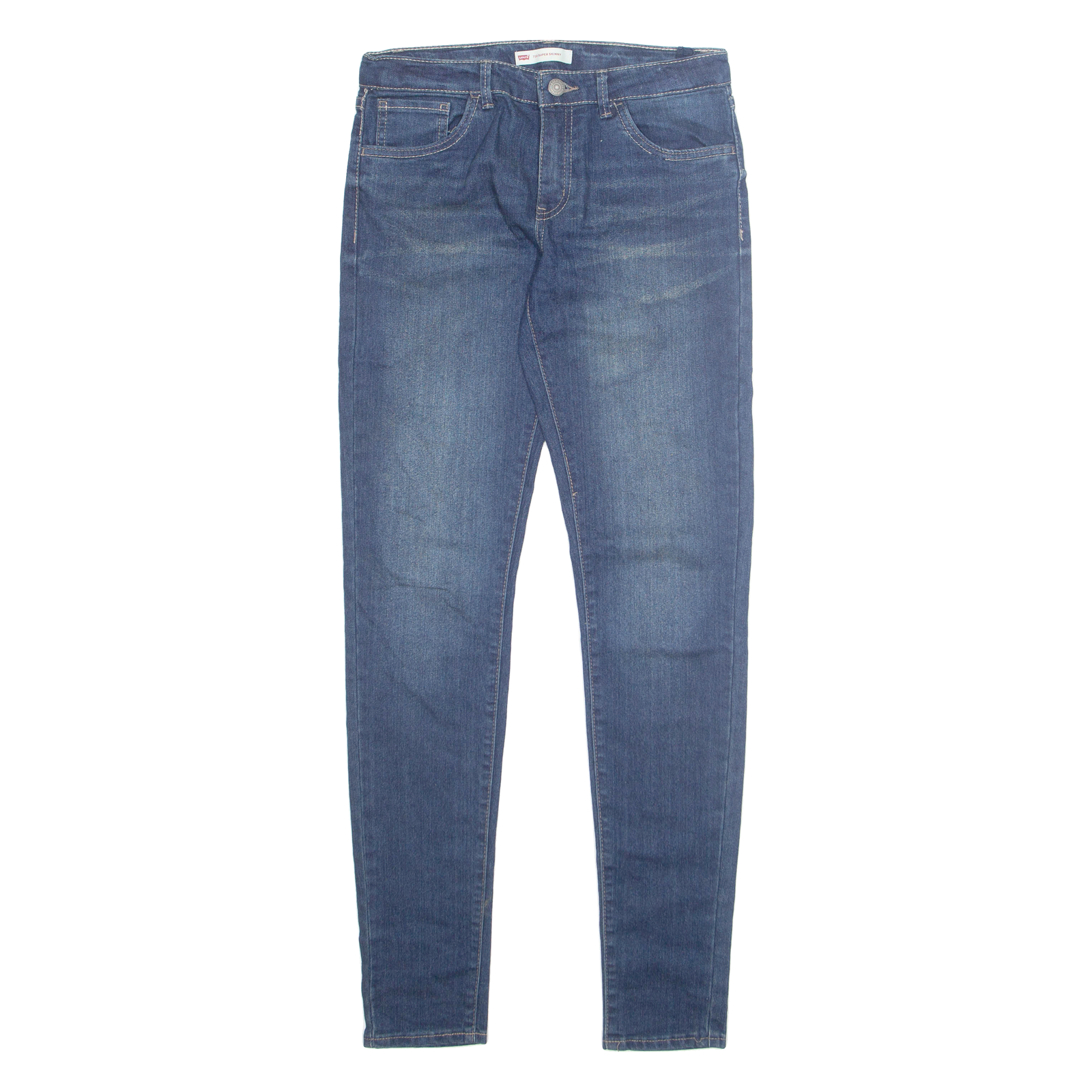LEVI'S 710 Womens Jeans Blue Regular Tapered Stone Wash W28 L32 Refurbished - N/A refurbished available on Cerqular