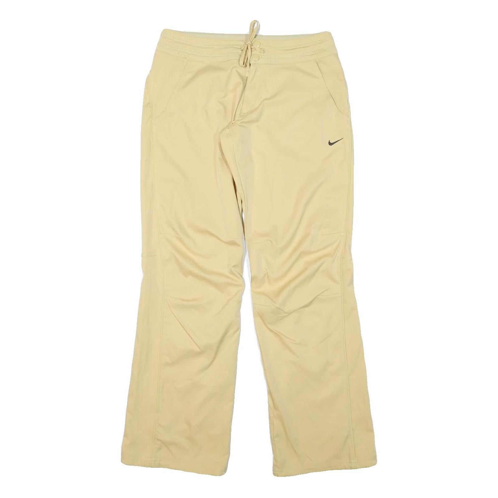 Buy NIKE Womens Beige Polyester Blend Drawstring Waist Relaxed Fit Straight Leg Refurbished - $32.49 NIKE Womens Beige Polyester Blend Drawstring Waist Relaxed Fit Straight Leg Refurbished - N/A refurbished available on Cerqular