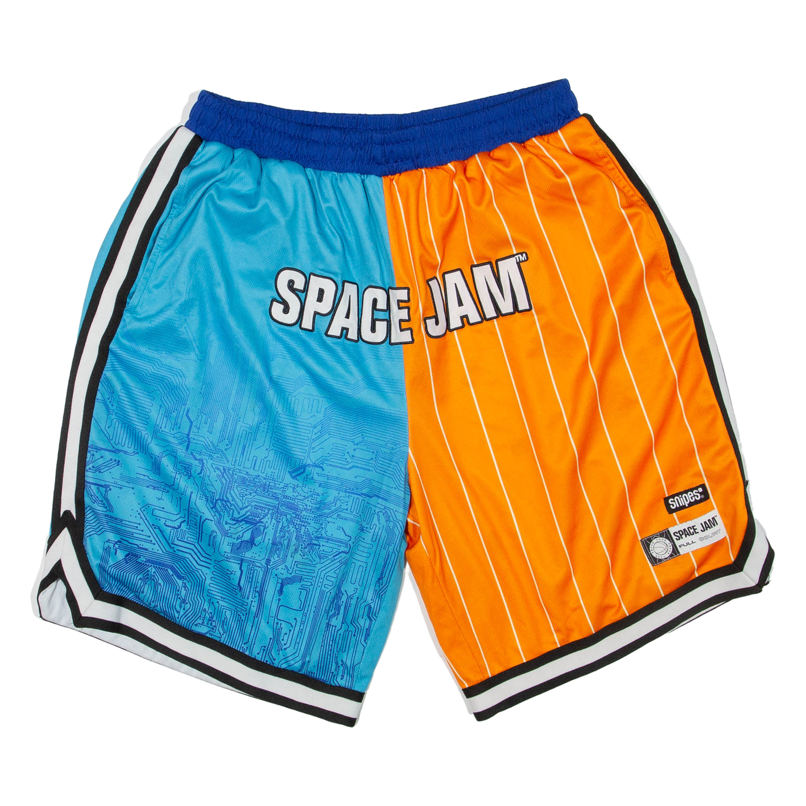 SNIPES Space Jam Mens Sports Shorts Orange Colourblock XL W30 Refurbished - N/A refurbished available on Cerqular