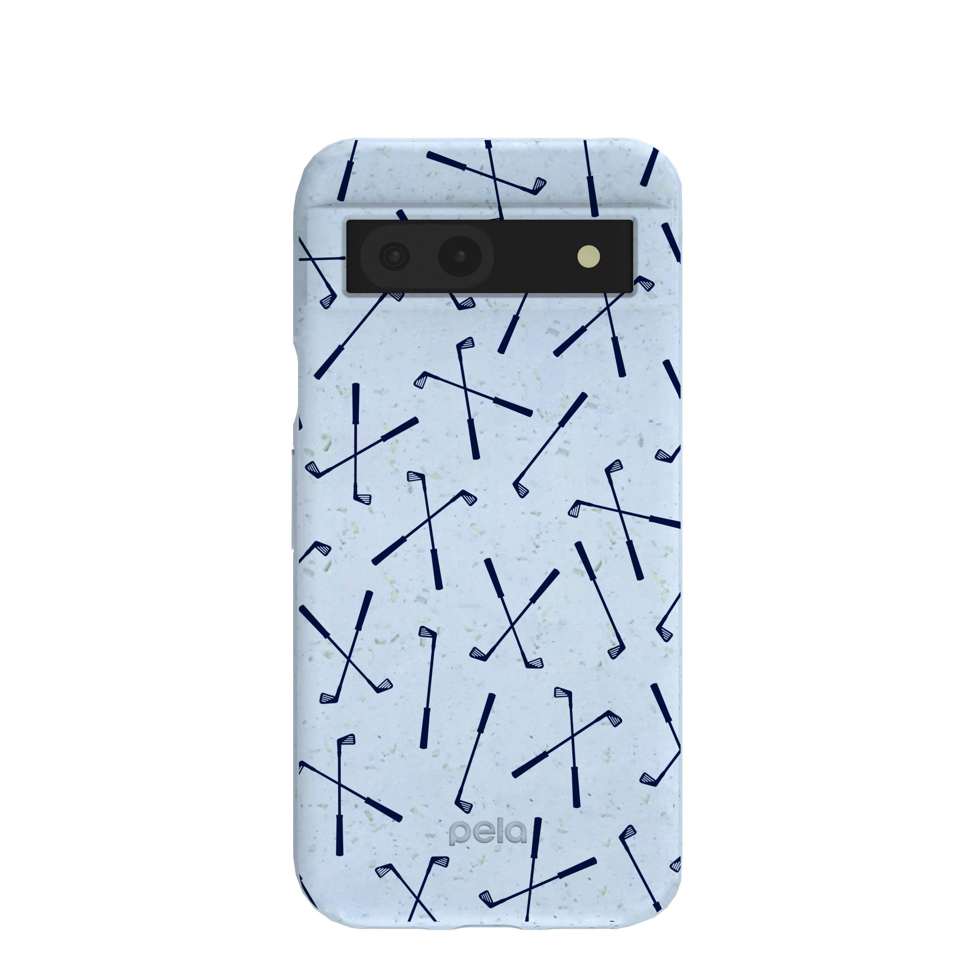 Powder Blue Golf Clubs Google Pixel 8a Case Refurbished - Pela Case refurbished available on Cerqular