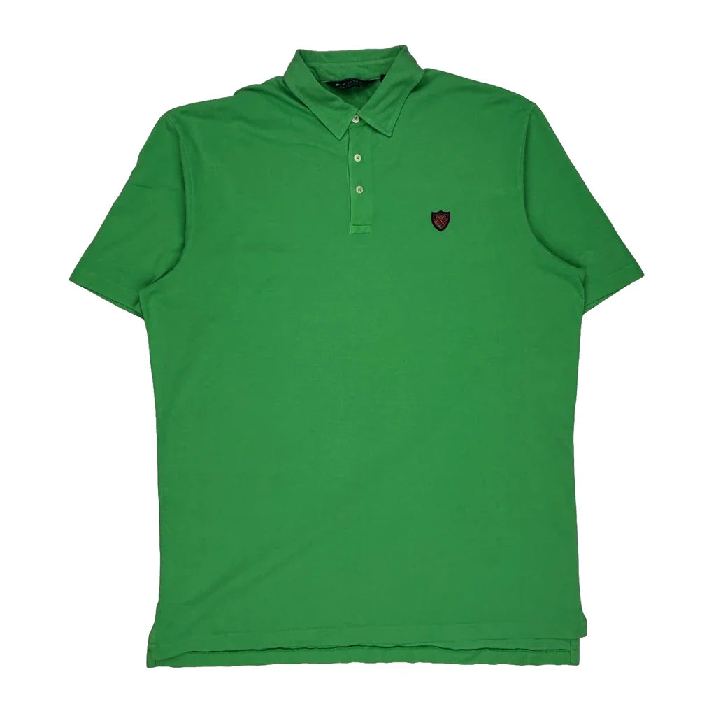 Polo By Ralph Lauren Polo Shirt - XL Green Cotton Refurbished - Thrifted (note: this is a term often used to describe second- refurbished available on Cerqular