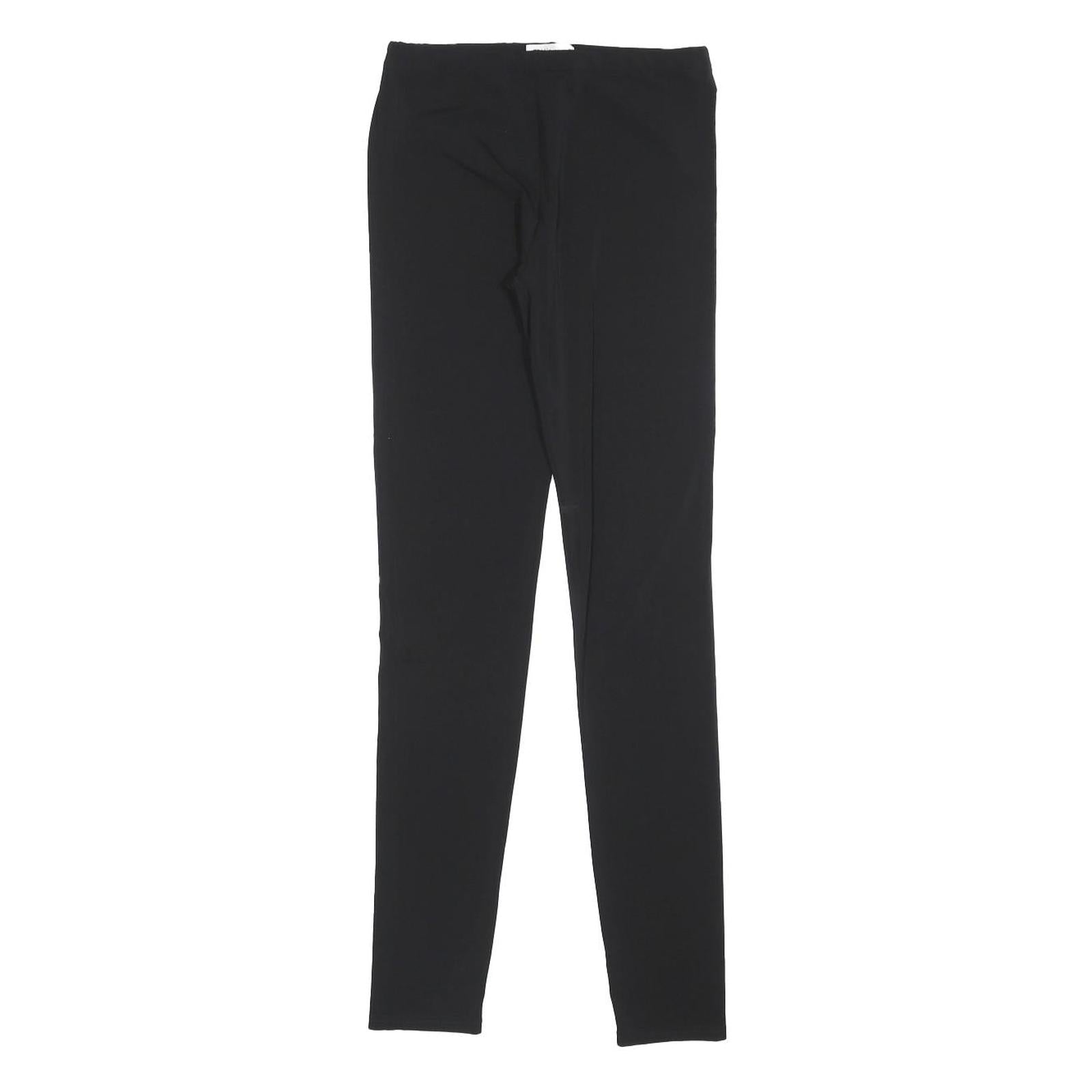 PAULE KA Womens Joggers Black M W24 L28 Slim Skinny Polyester Blend Refurbished - N/A refurbished available on Cerqular