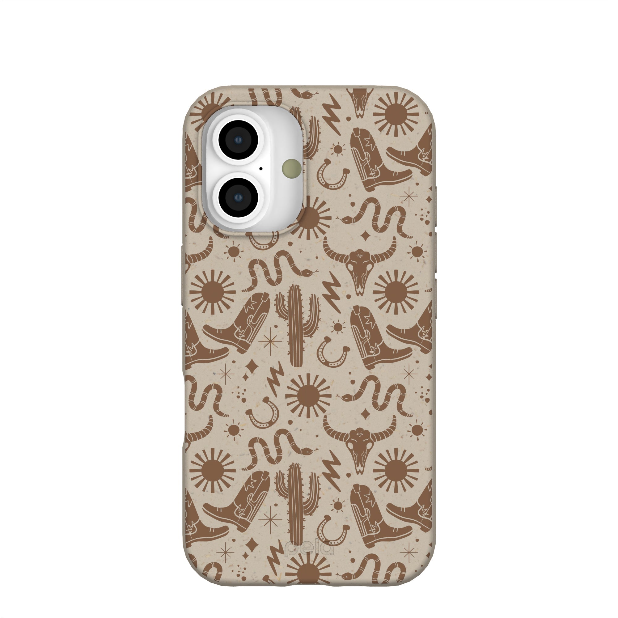 London Fog Wild West iPhone 16 Case Refurbished - Pela Case refurbished available on Cerqular