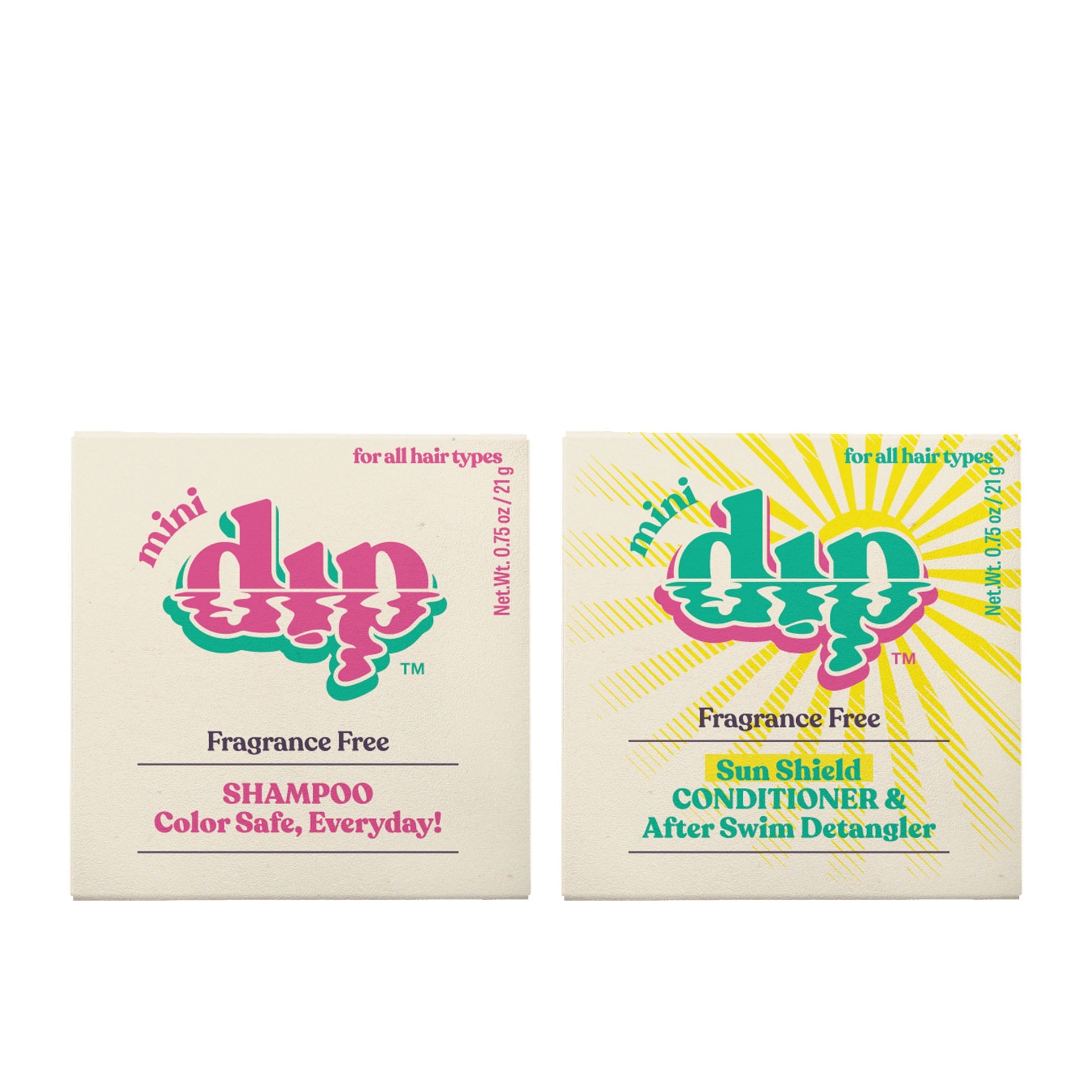 Double Dip: Fragrance Free - Minis Refurbished - Dip Sustainable Hair Care refurbished available on Cerqular