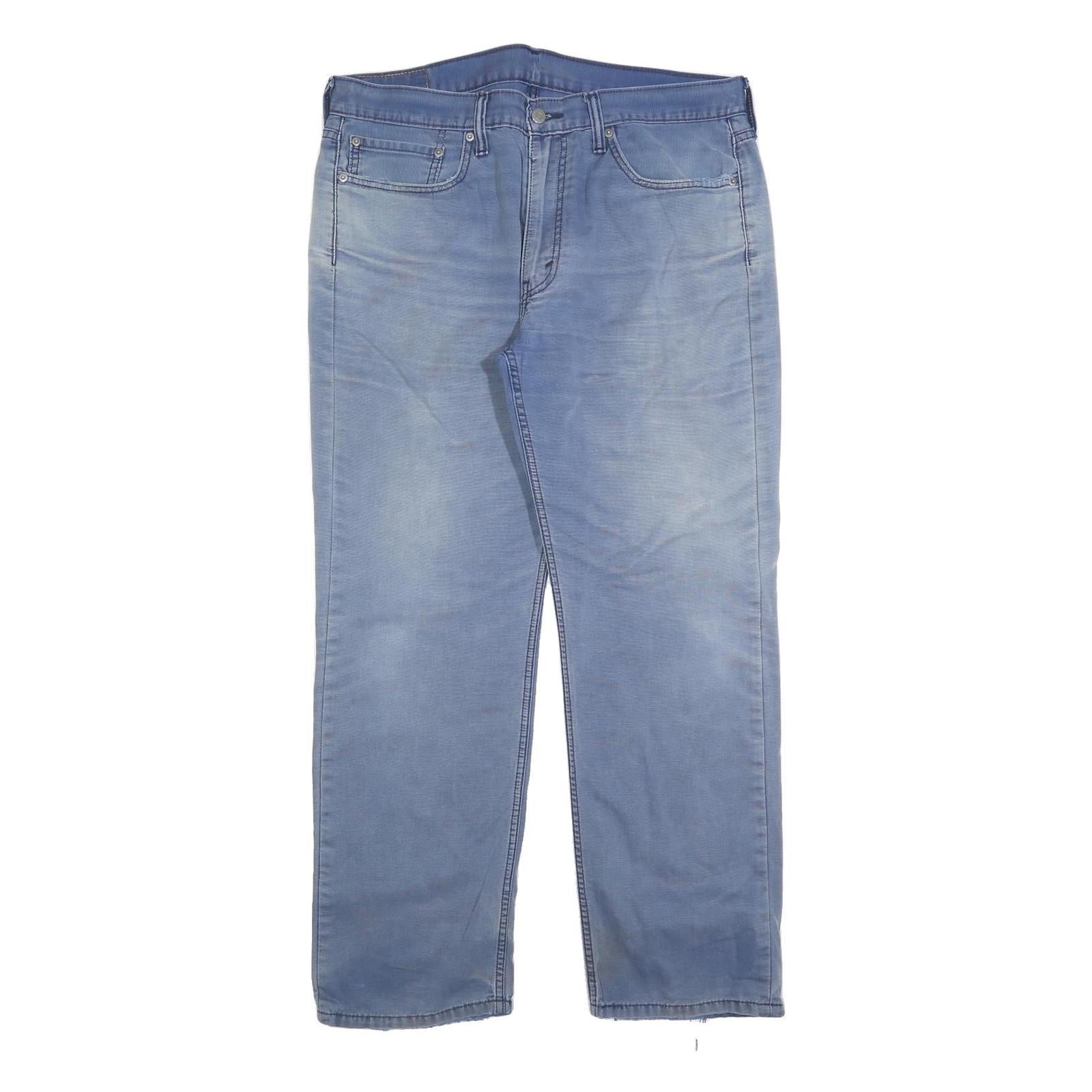 LEVI'S Mens Relaxed Blue Denim Jeans W36 L30 Casual Cotton Blend Zip Fastening Refurbished - N/A refurbished available on Cerqular