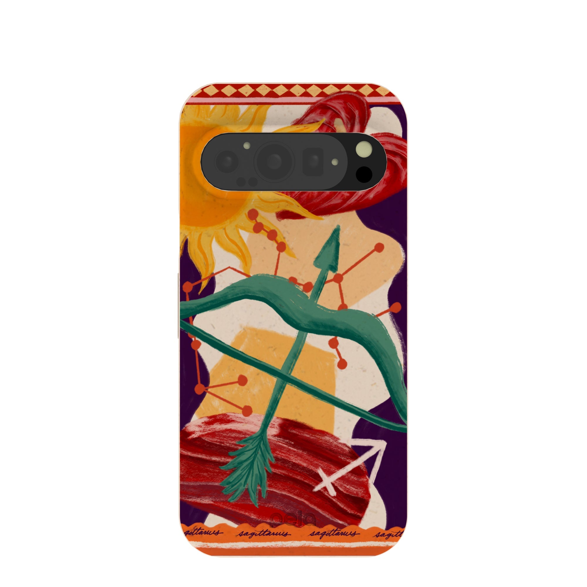 Seashell Sagittarius Archer Google Pixel 9/9 Pro Case Refurbished - Pela Case refurbished available on Cerqular