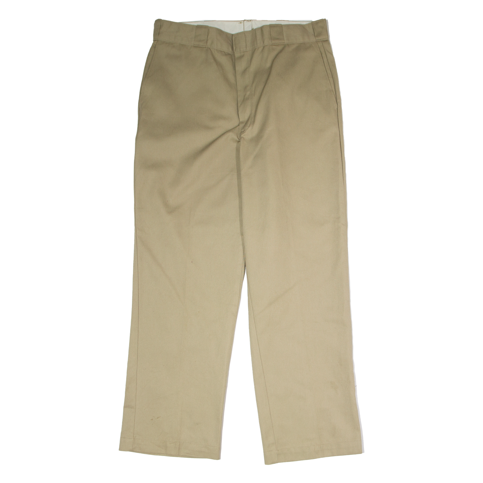 DICKIES Workwear Mens Twill Trousers Beige Regular Straight W36 L30 Refurbished - N/A refurbished available on Cerqular