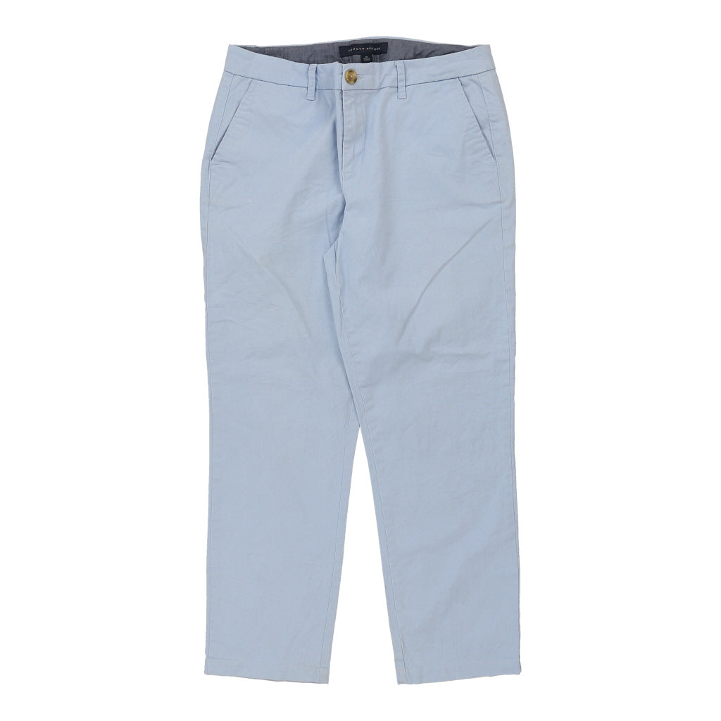 Tommy Hilfiger Chinos - 34W UK 14 Blue Cotton Refurbished - Thrifted (note: this is a term often used to describe second- refurbished available on Cerqular