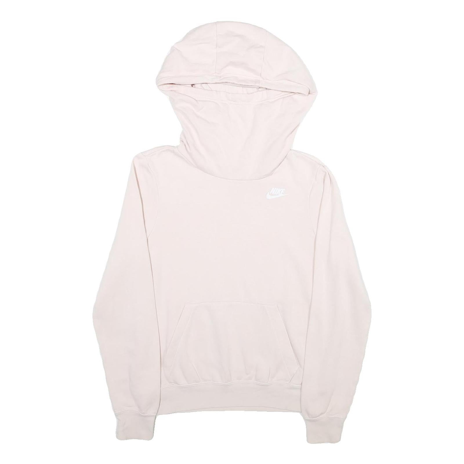NIKE Womens Pink Hoodie XS Cotton Blend Pullover Lightweight Casual Refurbished - N/A refurbished available on Cerqular