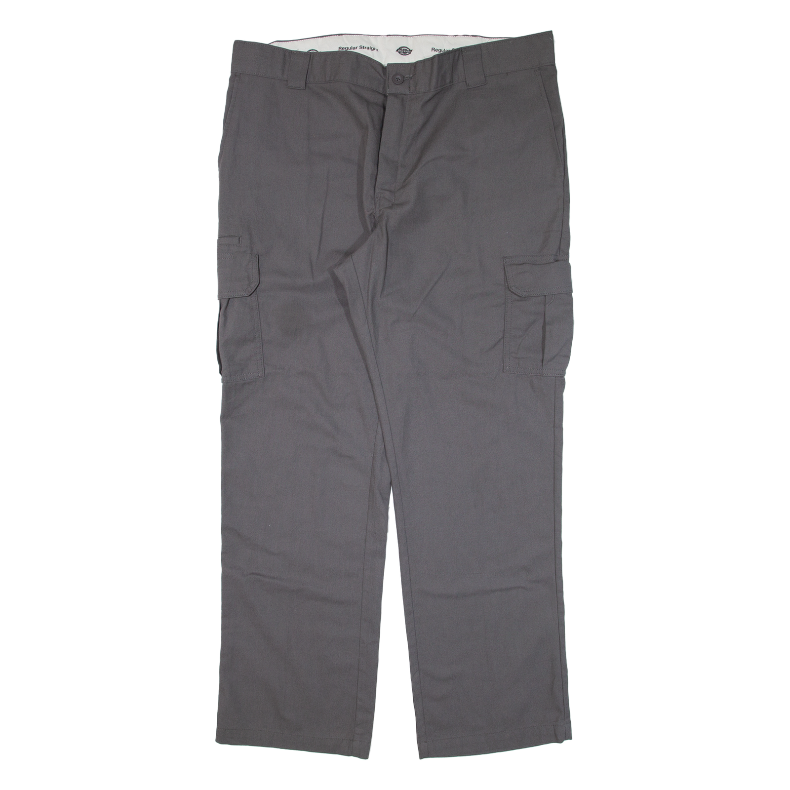 DICKIES Cargo Workwear Mens Trousers Grey Regular Straight W40 L32 Refurbished - N/A refurbished available on Cerqular
