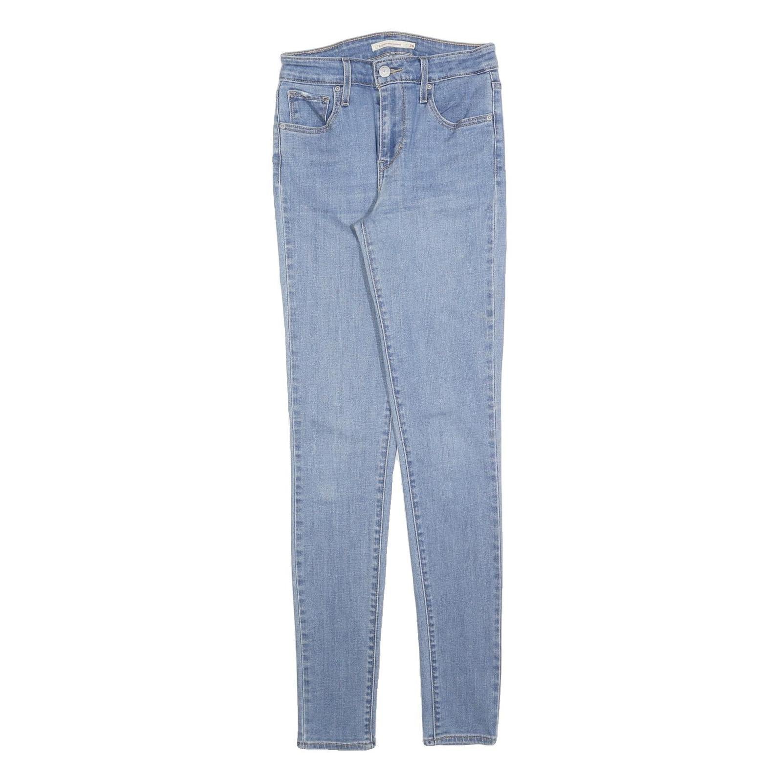 LEVI'S 721 Womens Slim Light Denim Skinny Jeans W26 L32 Stylish Cotton Blend Zip Refurbished - N/A refurbished available on Cerqular
