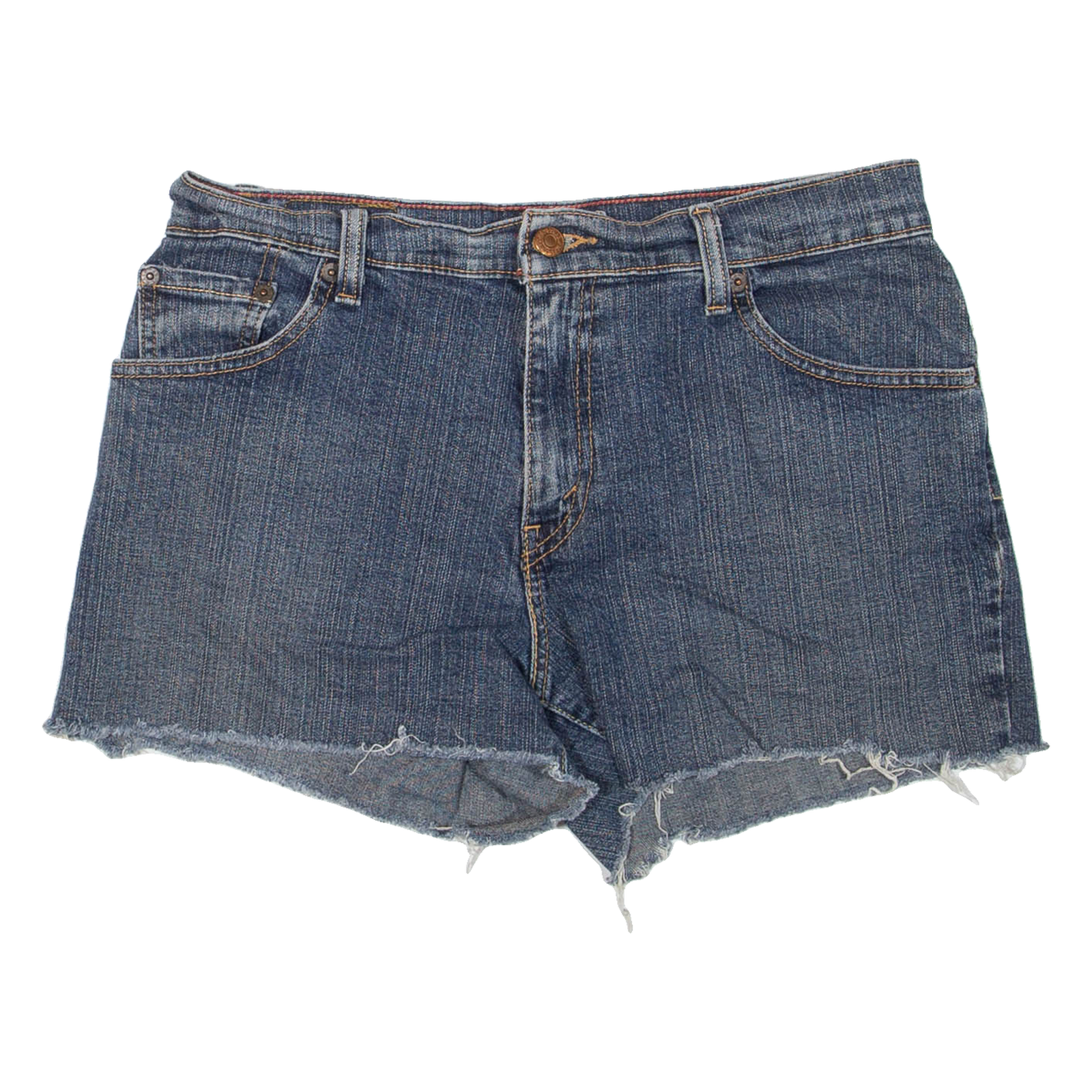 LEVI'S Womens Denim Shorts Blue M W30 Refurbished - N/A refurbished available on Cerqular