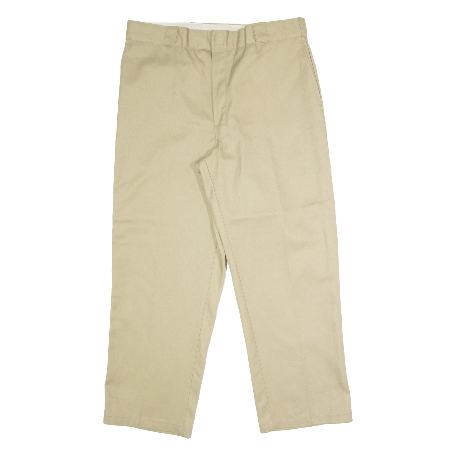 DICKIES Workwear Mens Twill Trousers Beige Regular Straight W36 L29 Refurbished - N/A refurbished available on Cerqular