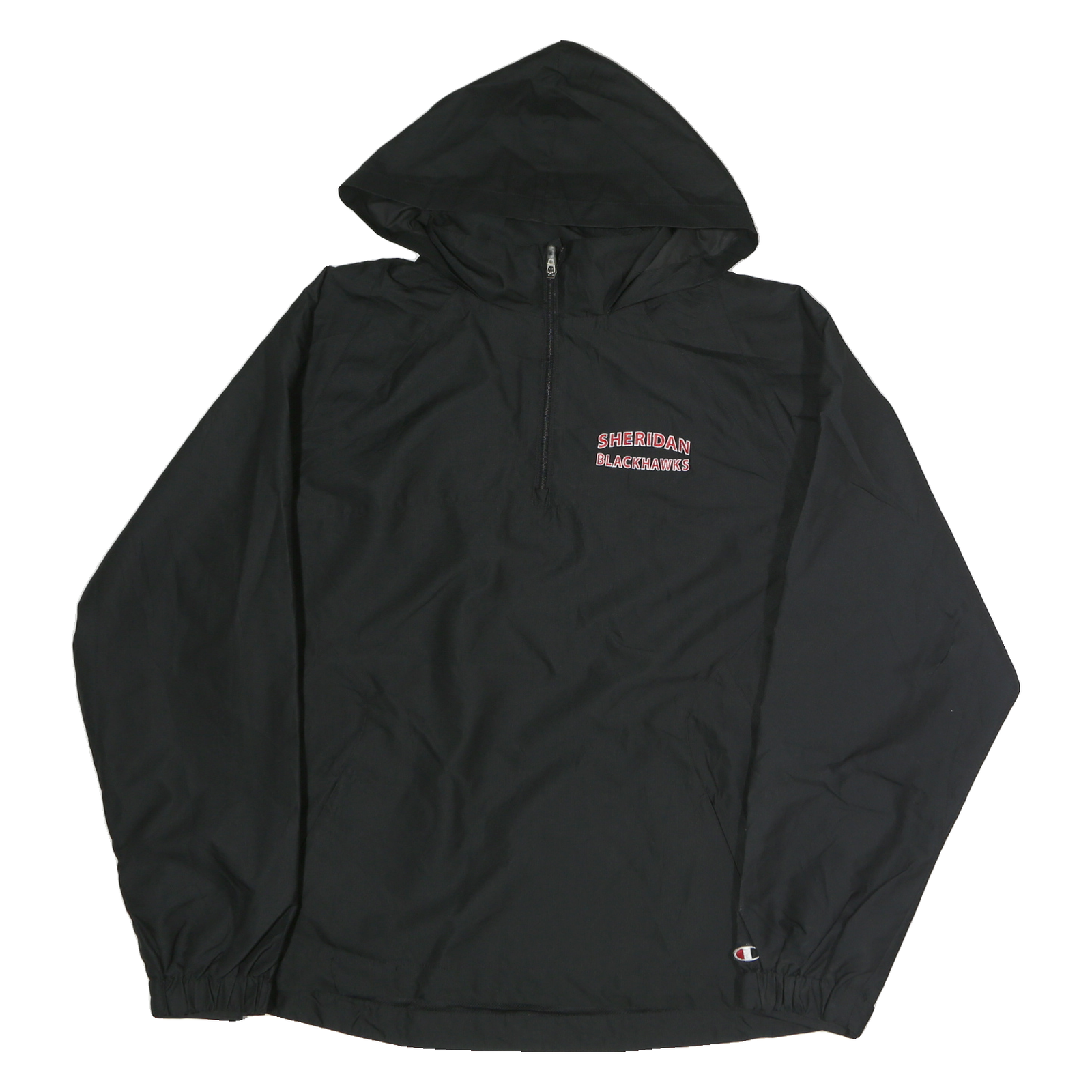 Buy CHAMPION Mens Black Sheridan Blackhawks Hooded Jacket L Polyester Zip Refurbished - $31.19 CHAMPION Mens Black Sheridan Blackhawks Hooded Jacket L Polyester Zip Refurbished - N/A refurbished available on Cerqular