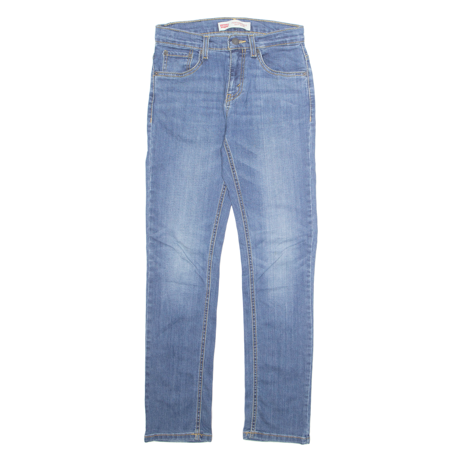 LEVI'S 510 Jeans Womens Blue Slim Skinny Stone Wash W28 L28 Refurbished - N/A refurbished available on Cerqular