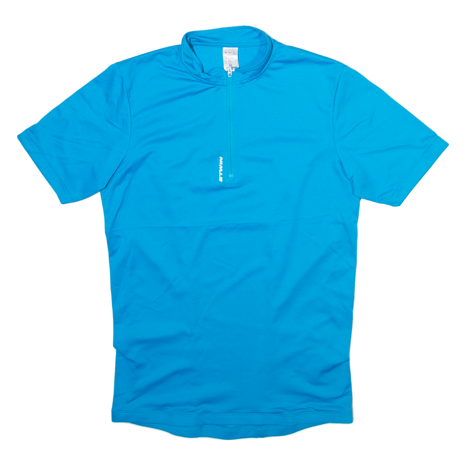 BTWIN Mens Jersey Blue 1/4 Zip S Refurbished - N/A refurbished available on Cerqular