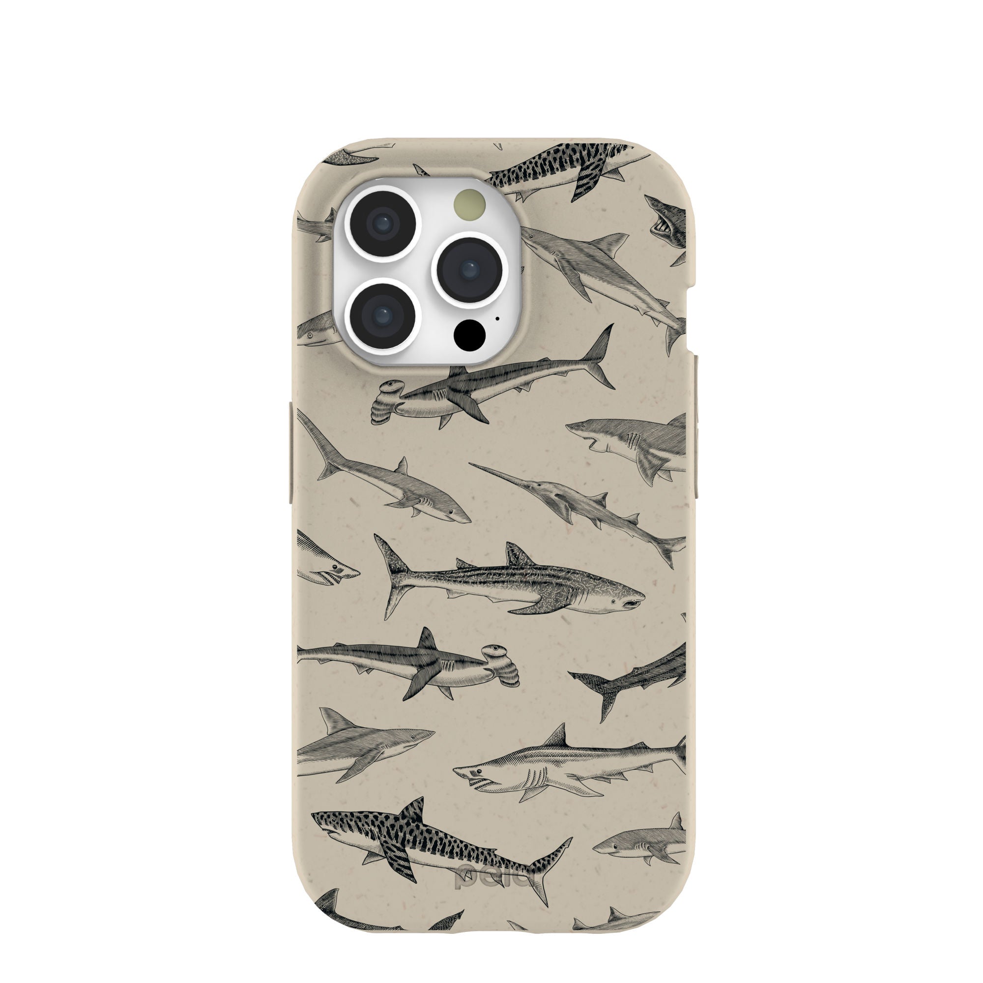 London Fog Shark World iPhone 15 Pro Case Refurbished - Pela Case refurbished available on Cerqular