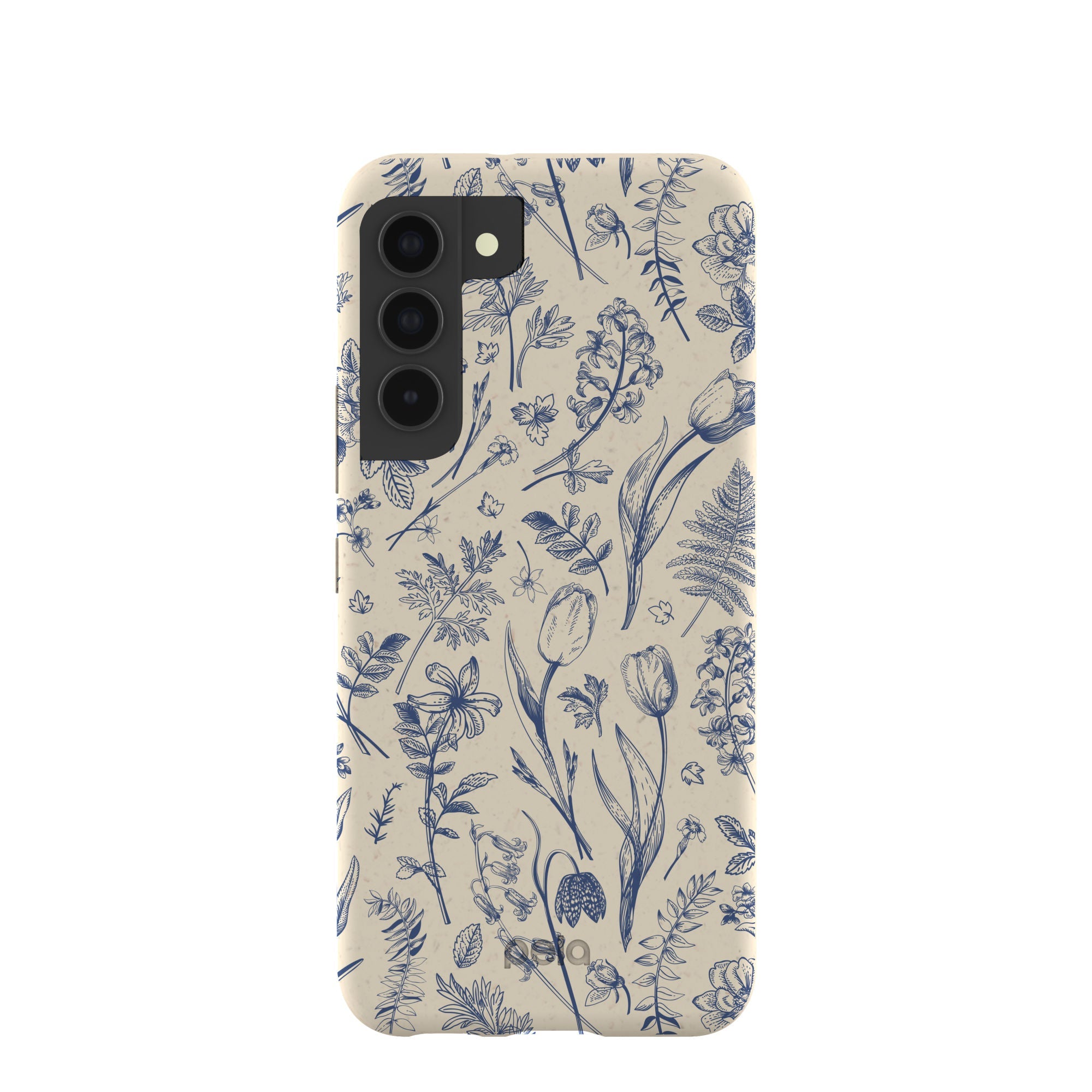 London Fog Indigo Bouquet Samsung Galaxy S22 Case Refurbished - Pela Case refurbished available on Cerqular