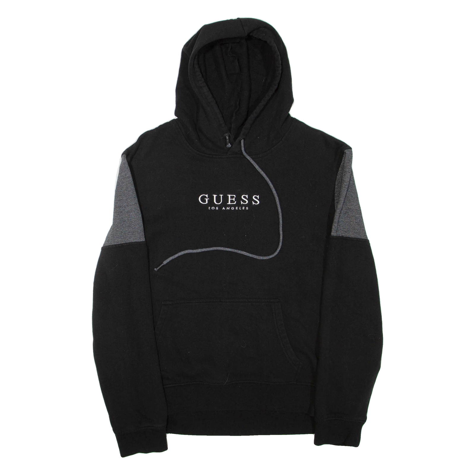 GUESS Mens Black Hoodie L Refurbished - N/A refurbished available on Cerqular