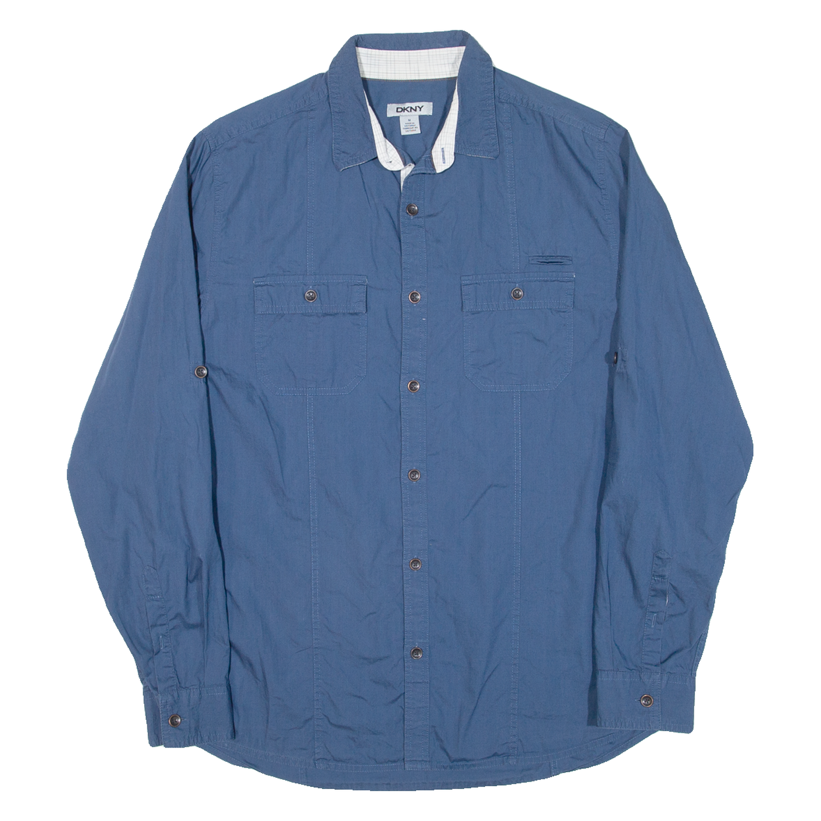 Buy DKNY Mens Plain Shirt Blue Long Sleeve M Refurbished - $28.59 DKNY Mens Plain Shirt Blue Long Sleeve M Refurbished - N/A refurbished available on Cerqular