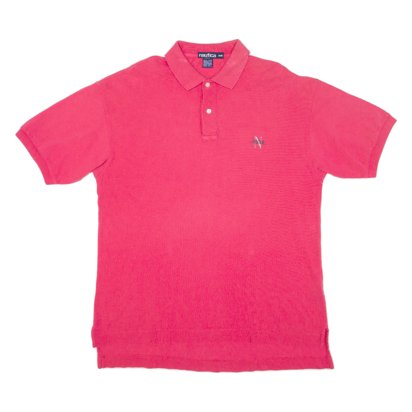NAUTICA Mens Polo Shirt Pink M Refurbished - N/A refurbished available on Cerqular