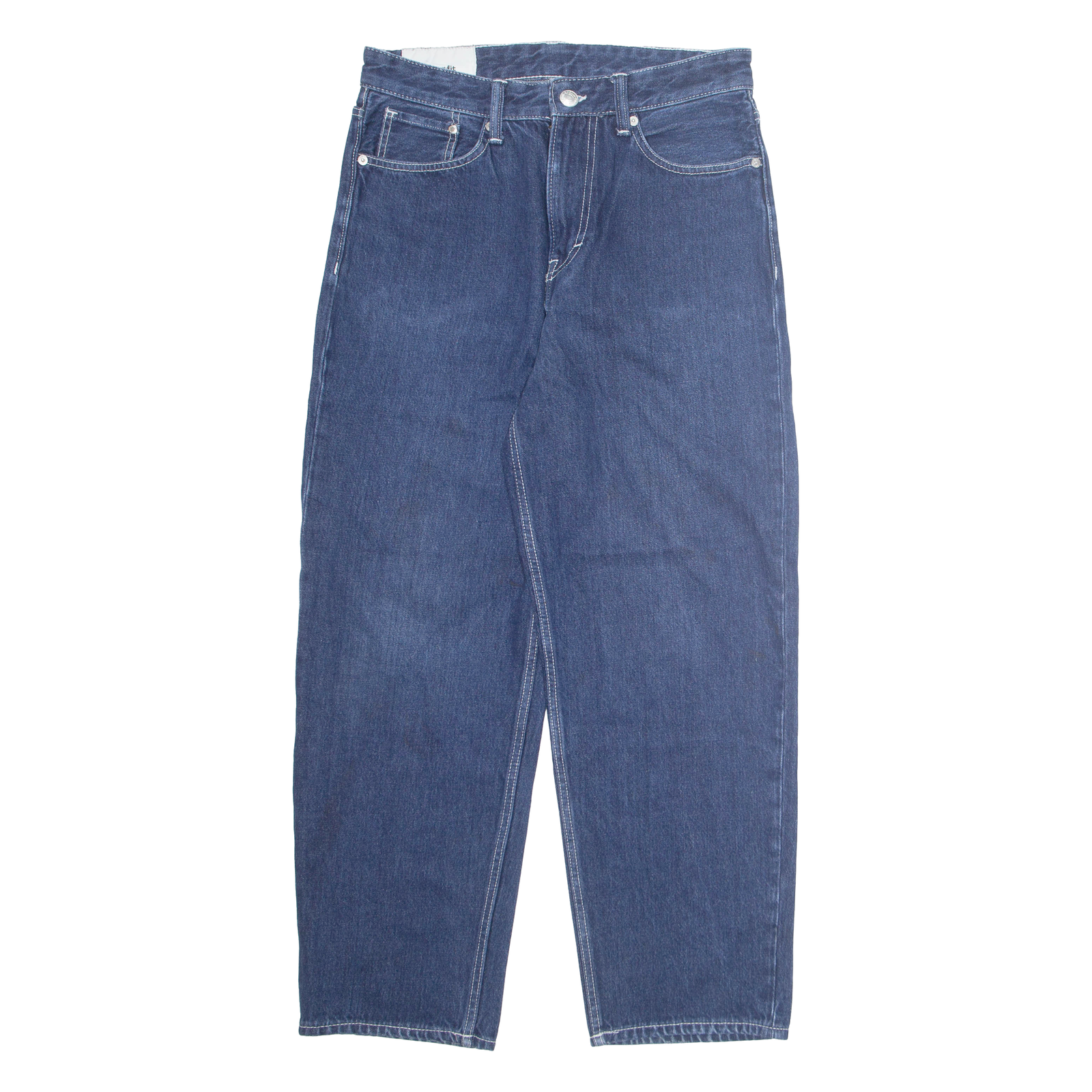 H&M Womens Jeans Blue Loose Straight W30 L28 Refurbished - N/A refurbished available on Cerqular