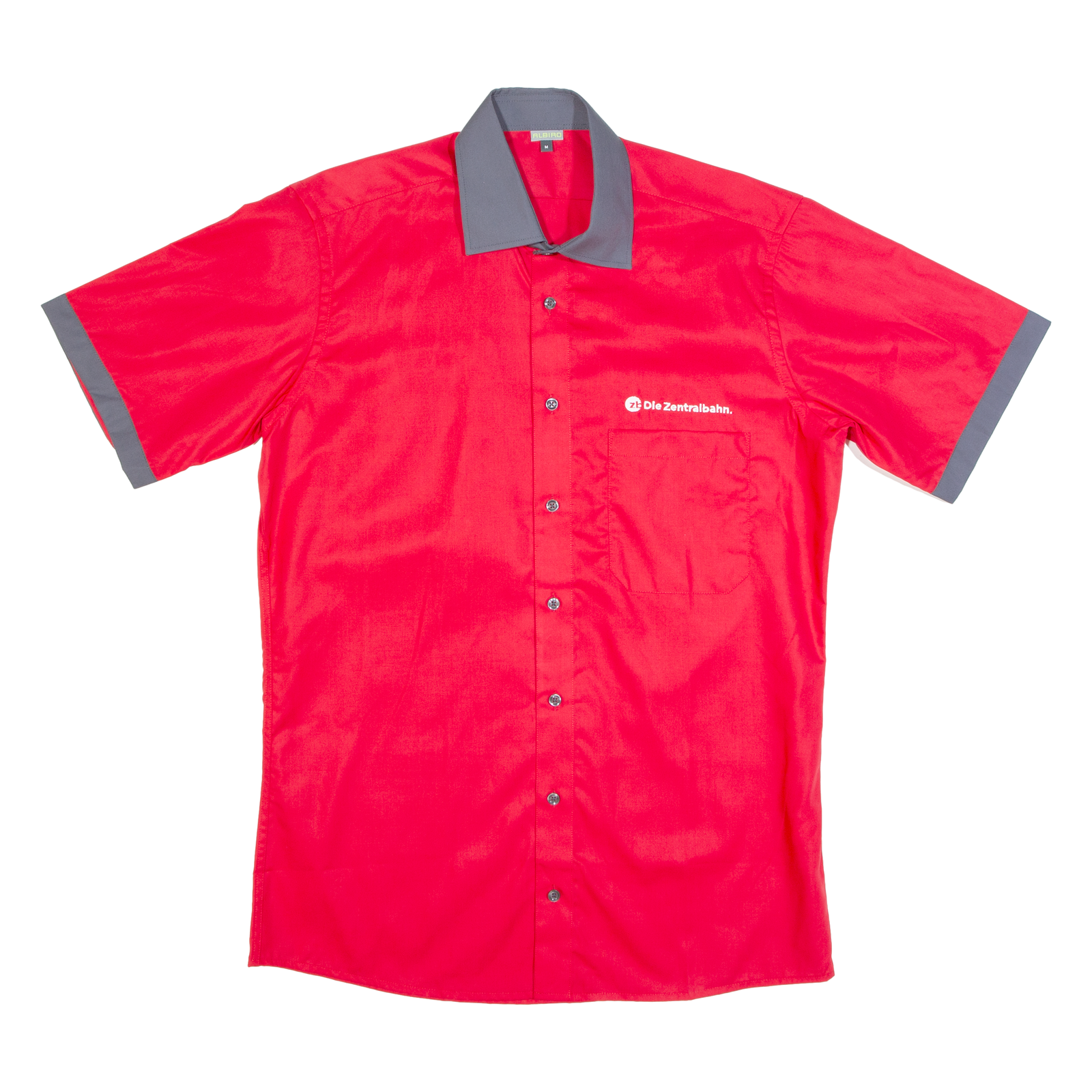ALBIRO Mens Plain Shirt Red M Refurbished - N/A refurbished available on Cerqular