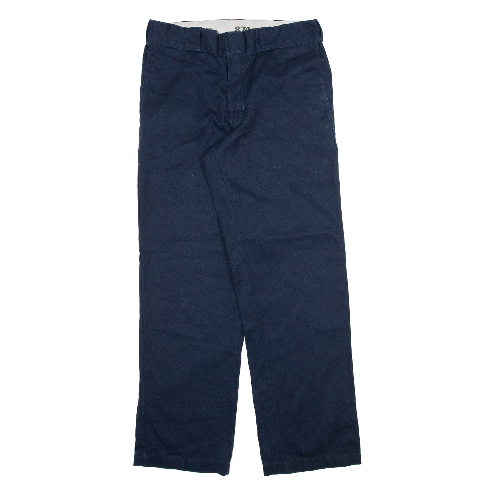 DICKIES 874 Workwear Mens Trousers Blue Regular Straight W30 L30 Refurbished - N/A refurbished available on Cerqular