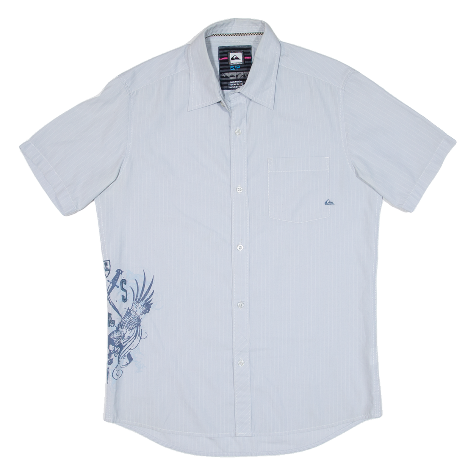 Buy QUIKSILVER Mens Shirt Grey Striped S Refurbished - $27.29 QUIKSILVER Mens Shirt Grey Striped S Refurbished - N/A refurbished available on Cerqular