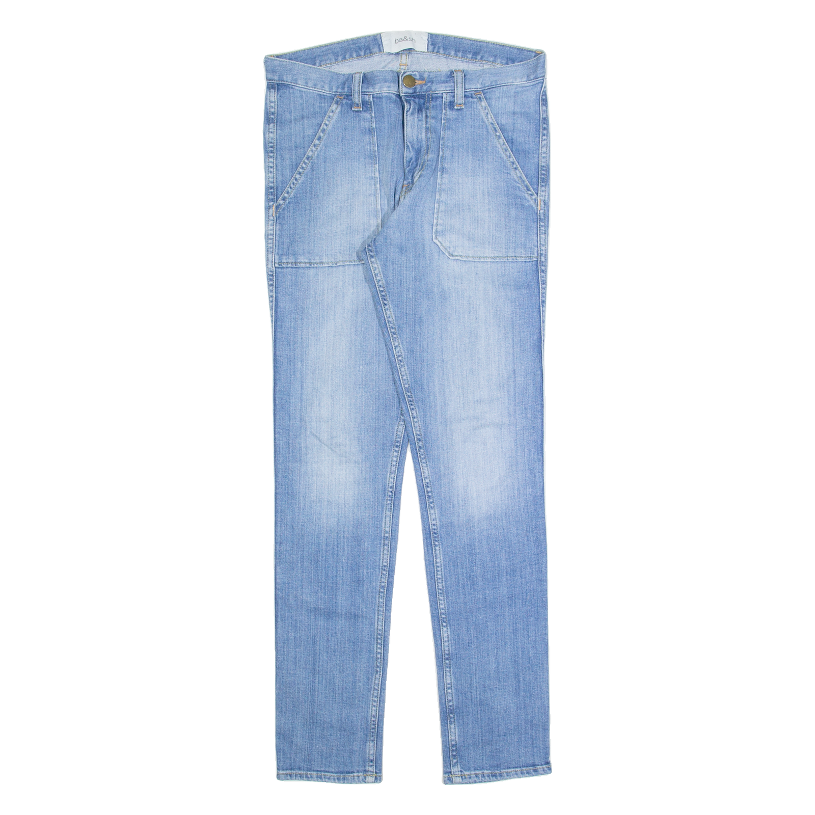 BA&SH Womens Jeans Blue Slim Skinny Stone Wash W28 L28 Refurbished - N/A refurbished available on Cerqular