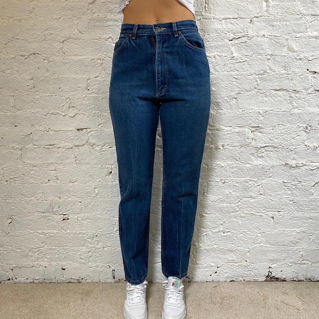 Lee Jeans - 27W UK 10 Blue Cotton Refurbished - Thrifted (note: this is a term often used to describe second- refurbished available on Cerqular
