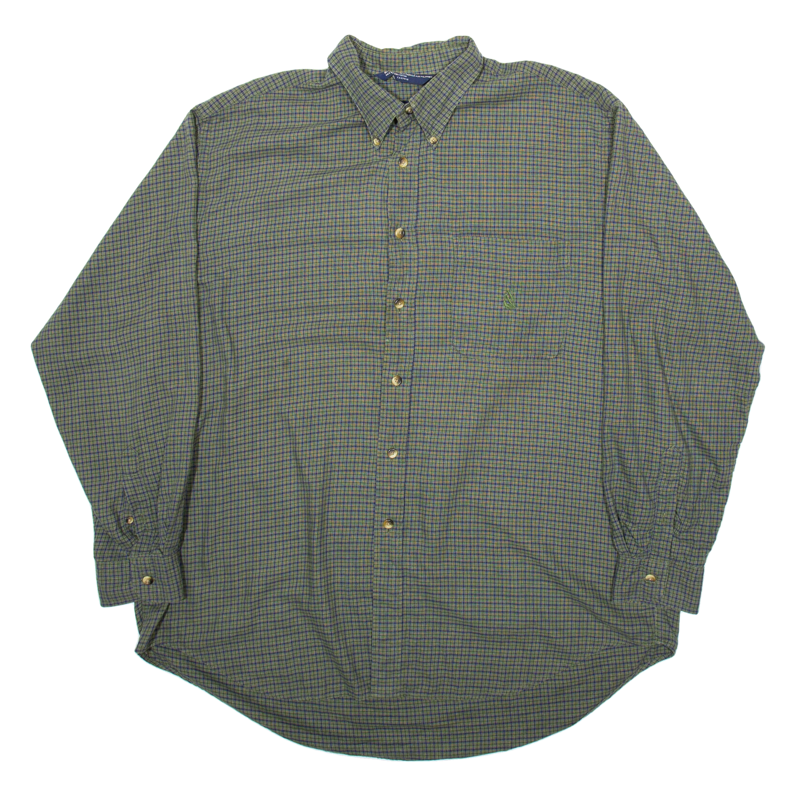 Buy NAUTICA Mens Shirt Green Gingham Long Sleeve XL Refurbished - $23.39 NAUTICA Mens Shirt Green Gingham Long Sleeve XL Refurbished - N/A refurbished available on Cerqular