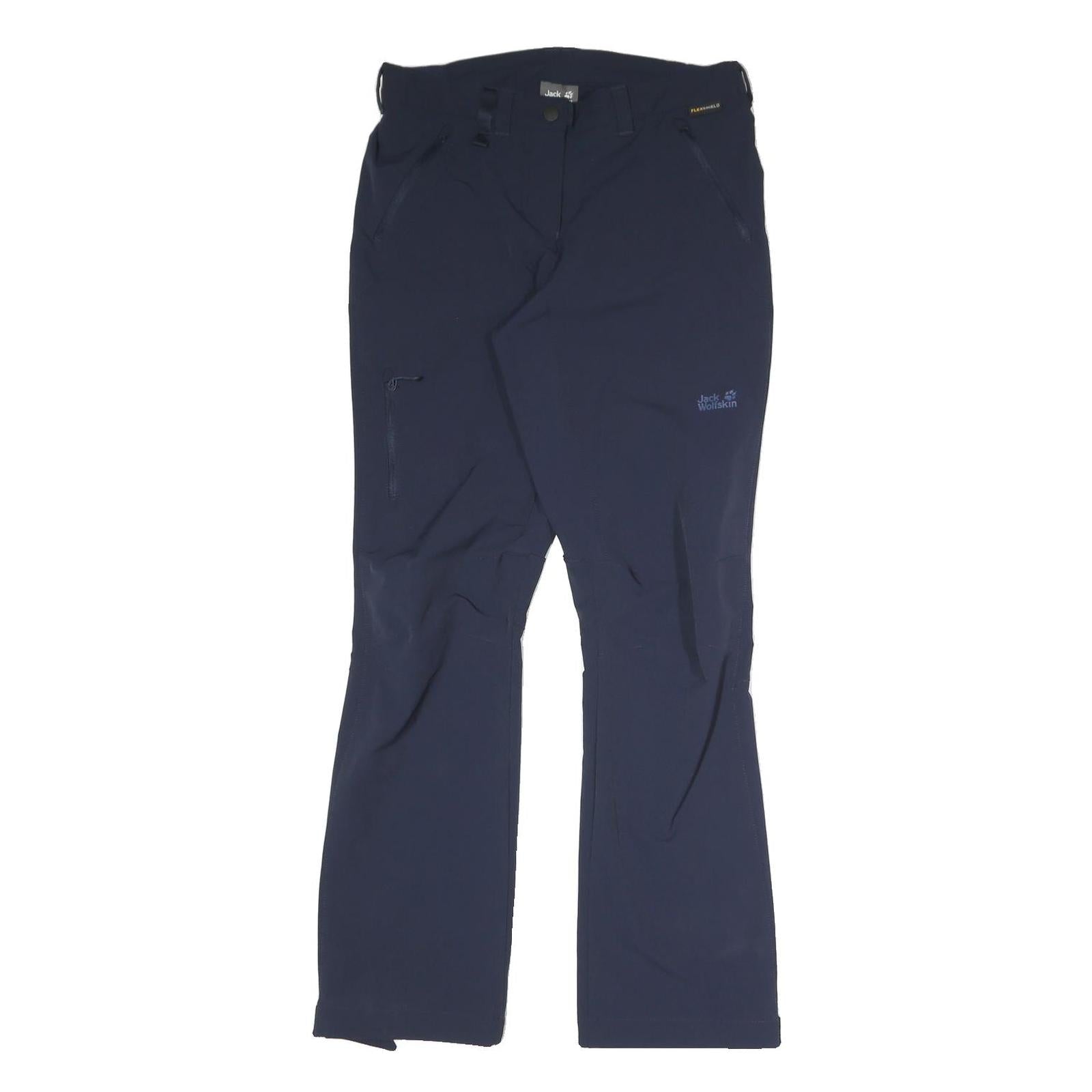 JACK WOLFSKIN Womens Regular Navy Blue Outdoor Hiking Trousers W30 L31 Zip Refurbished - N/A refurbished available on Cerqular