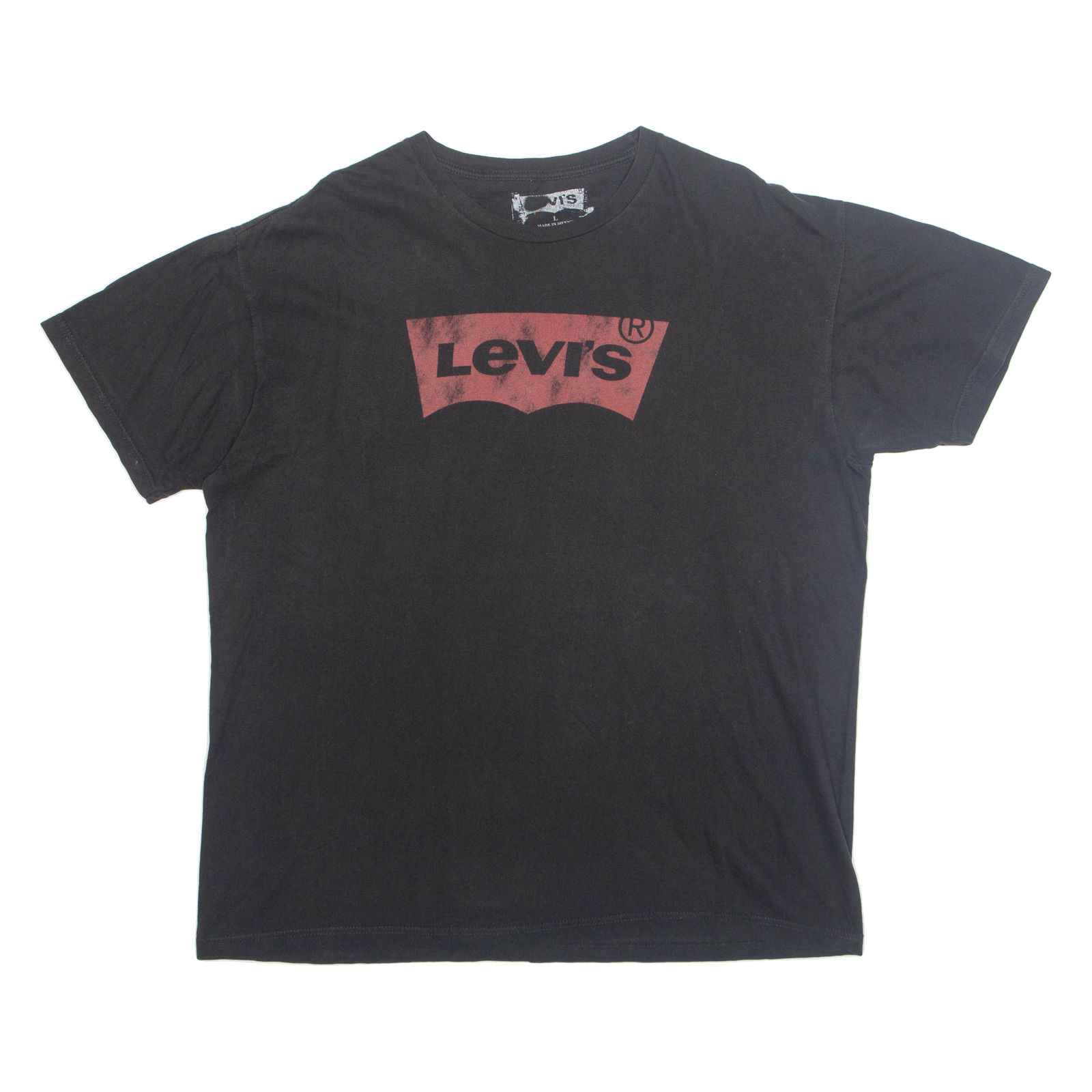 LEVI'S Mens T-Shirt Black L Refurbished - N/A refurbished available on Cerqular