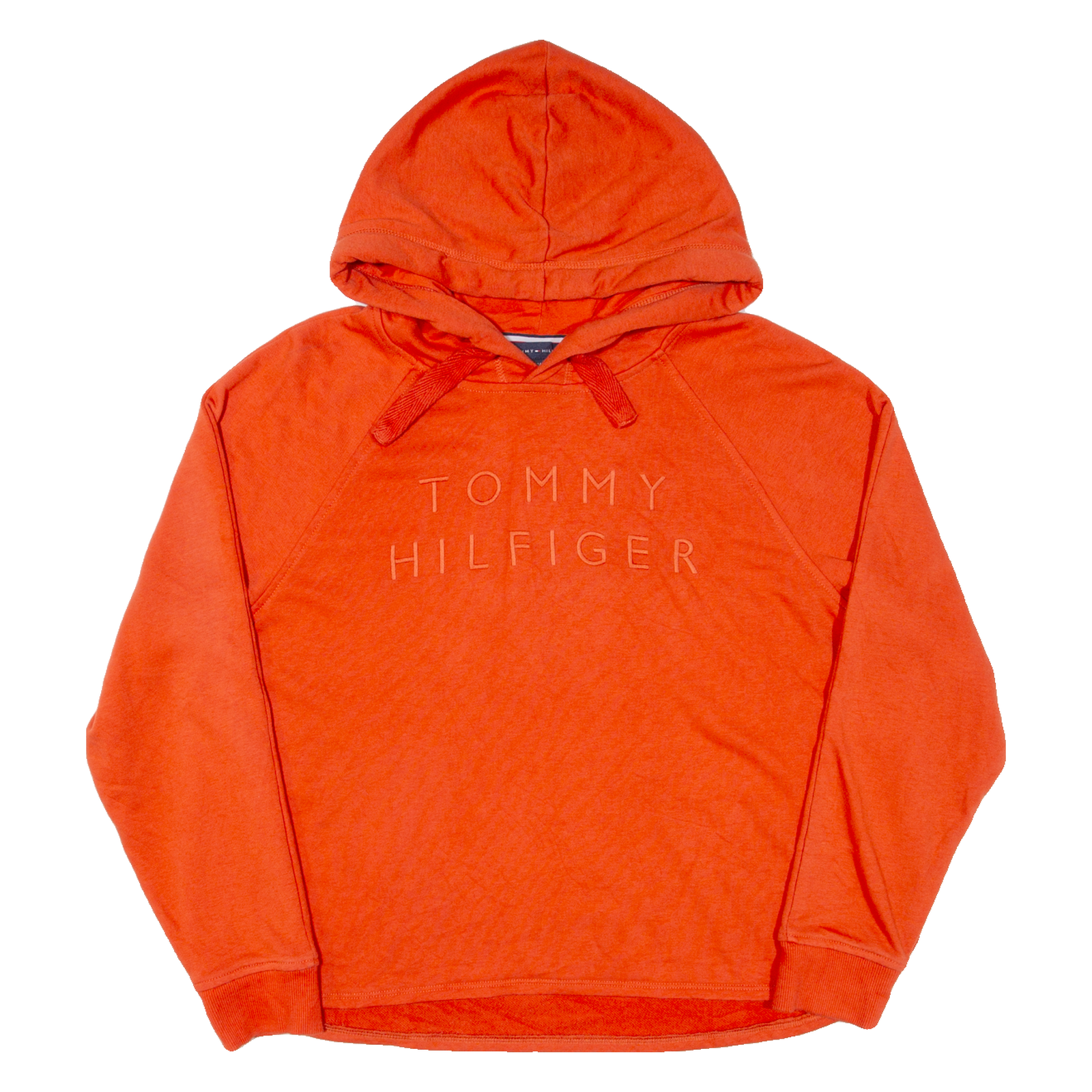 TOMMY HILFIGER Womens Orange Hoodie M Refurbished - N/A refurbished available on Cerqular