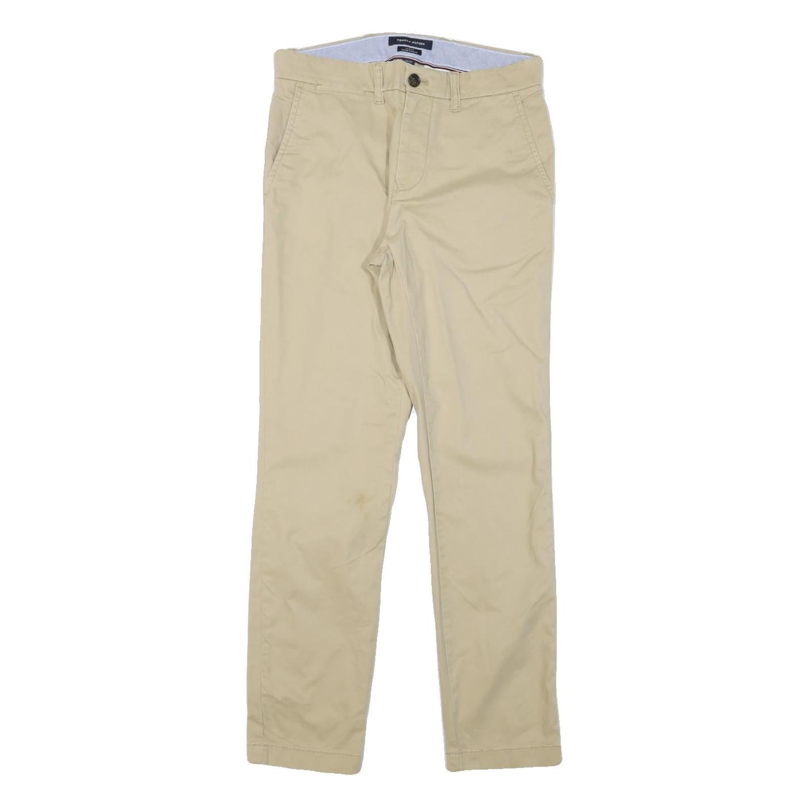 Buy TOMMY HILFIGER Mens Cotton Blend Beige Slim Tapered Trousers W29 L30 Classic Refurbished - $41.59 TOMMY HILFIGER Mens Cotton Blend Beige Slim Tapered Trousers W29 L30 Classic Refurbished - N/A refurbished available on Cerqular